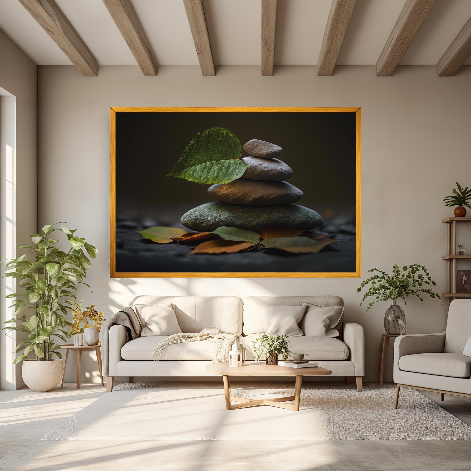 Картина на платно Harmony Stones mockup 6