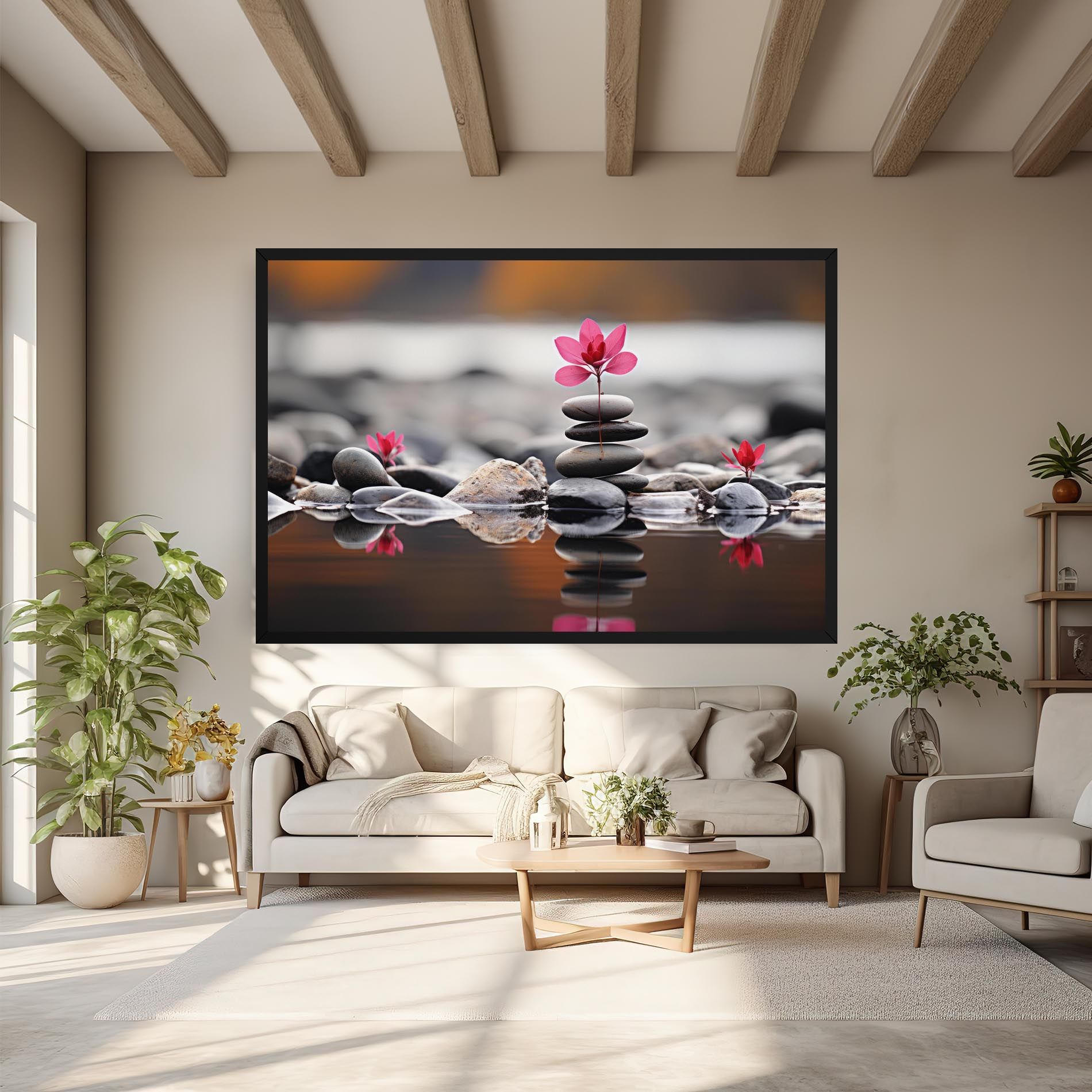 Grey Rocks Flower mockup 6