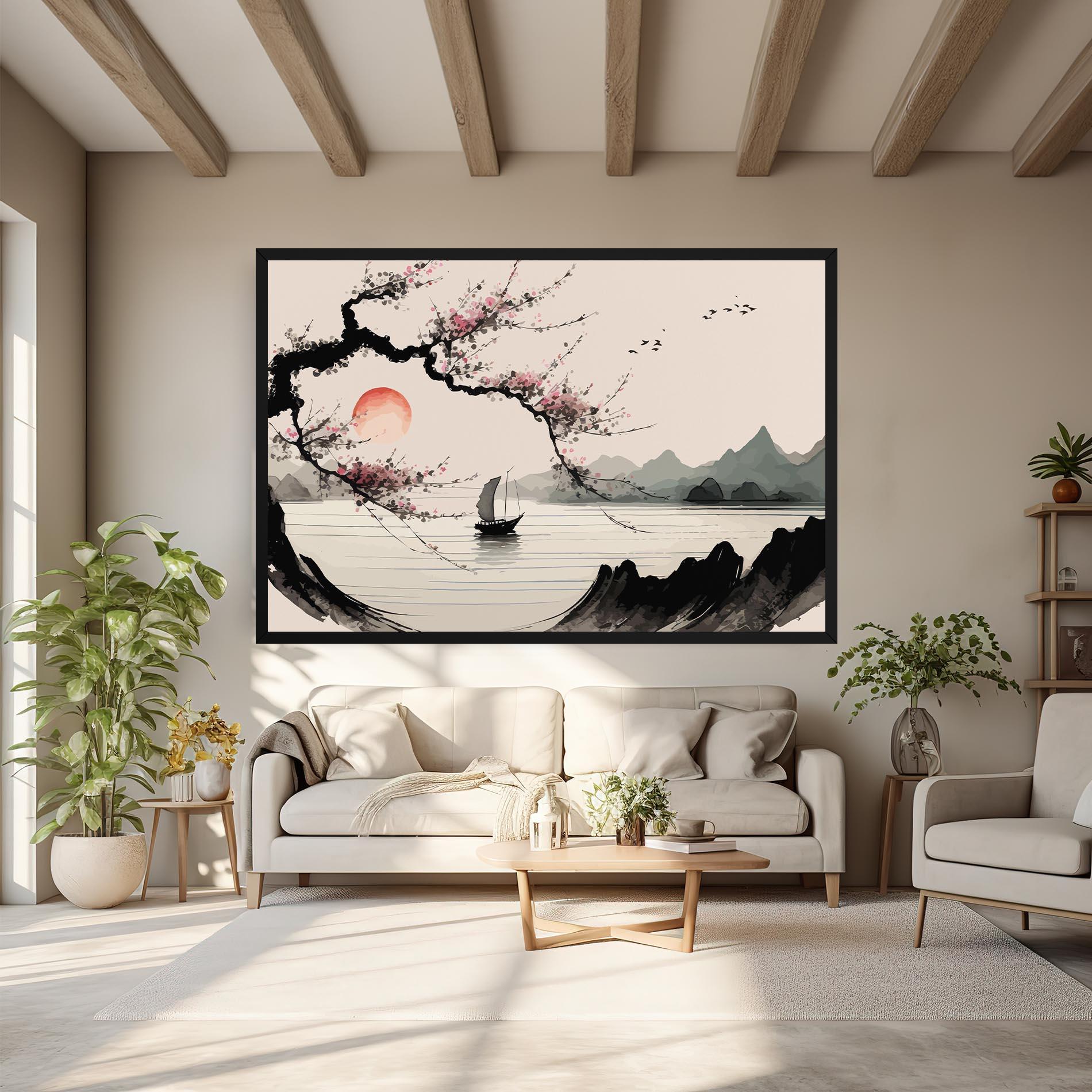 Картина на платно Relaxing Nature mockup 6