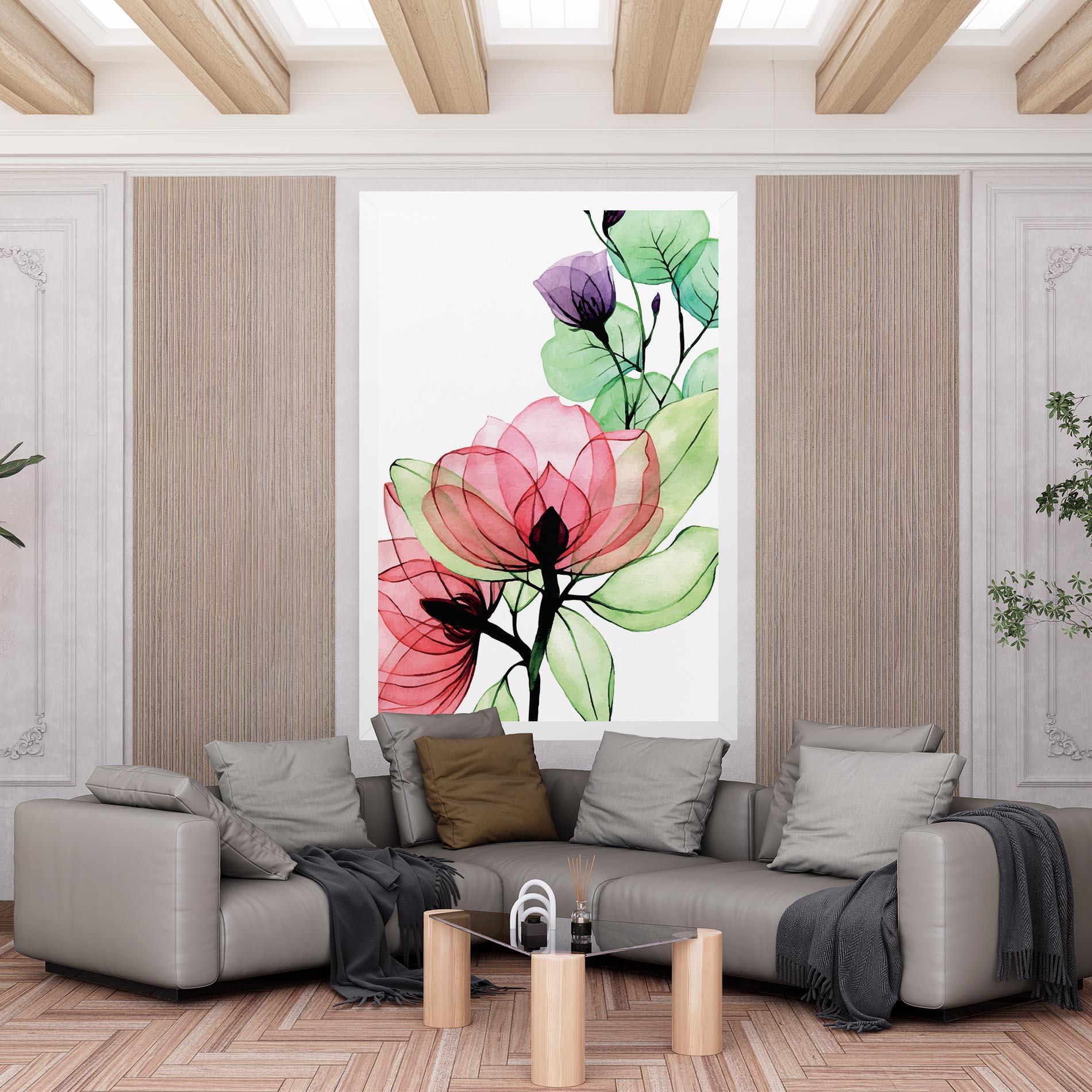 Картина на платно Pink Green Nature mockup 6