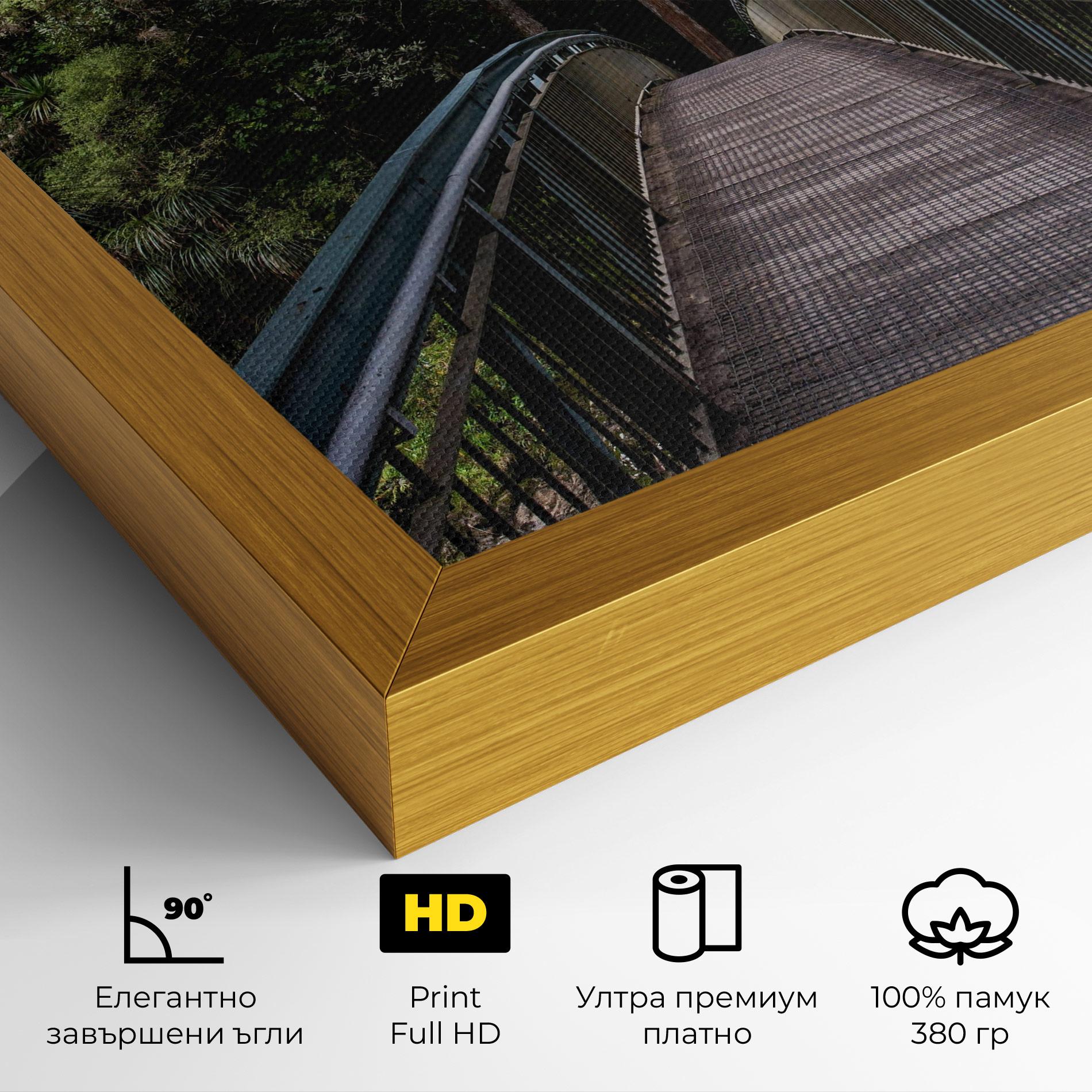 Картина на платно Nature Bridge mockup 4