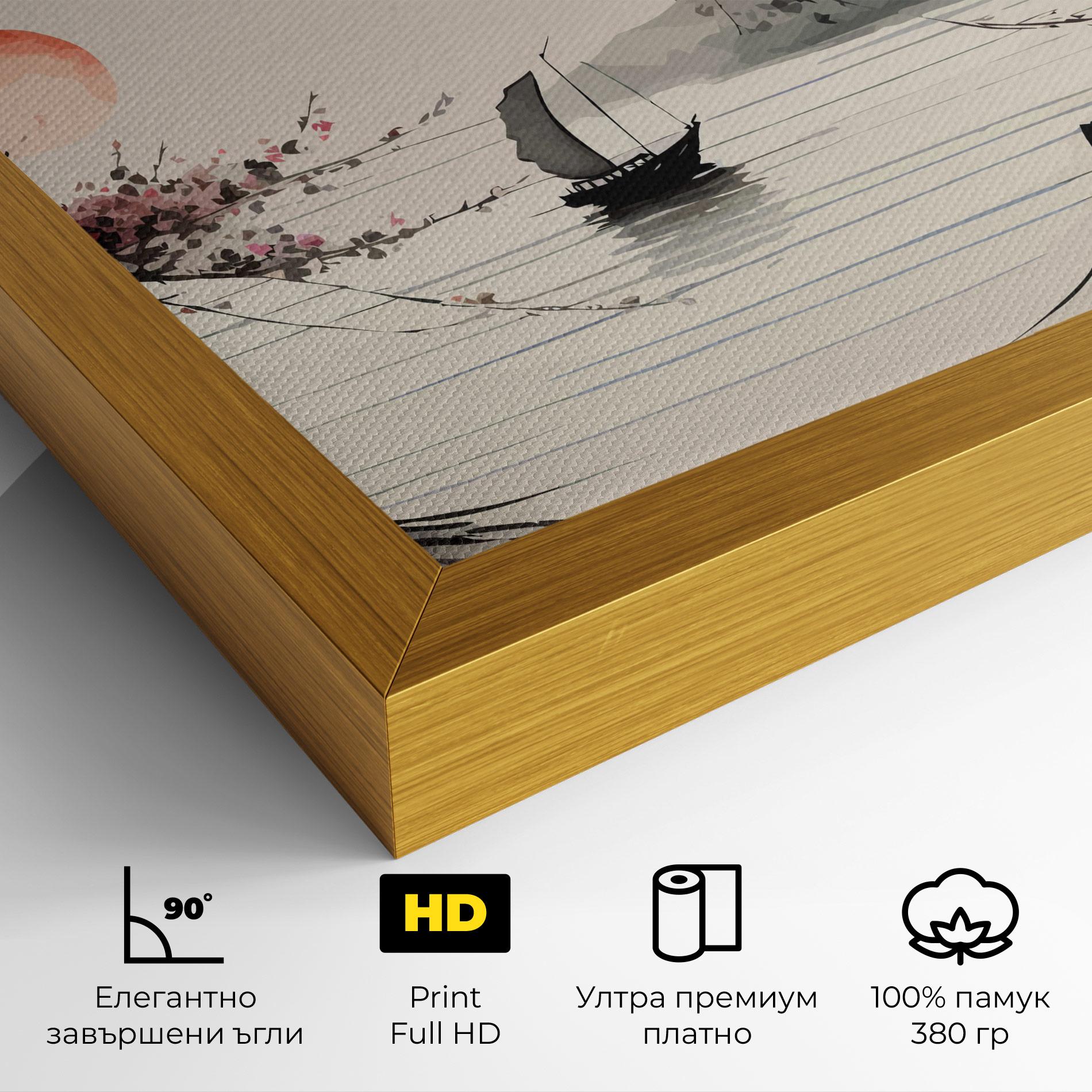 Картина на платно Relaxing Nature mockup 4