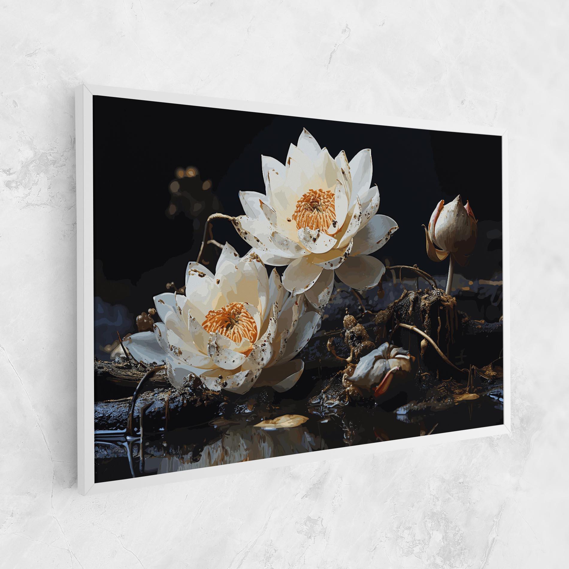 Картина на платно Beautiful White Nature mockup 1