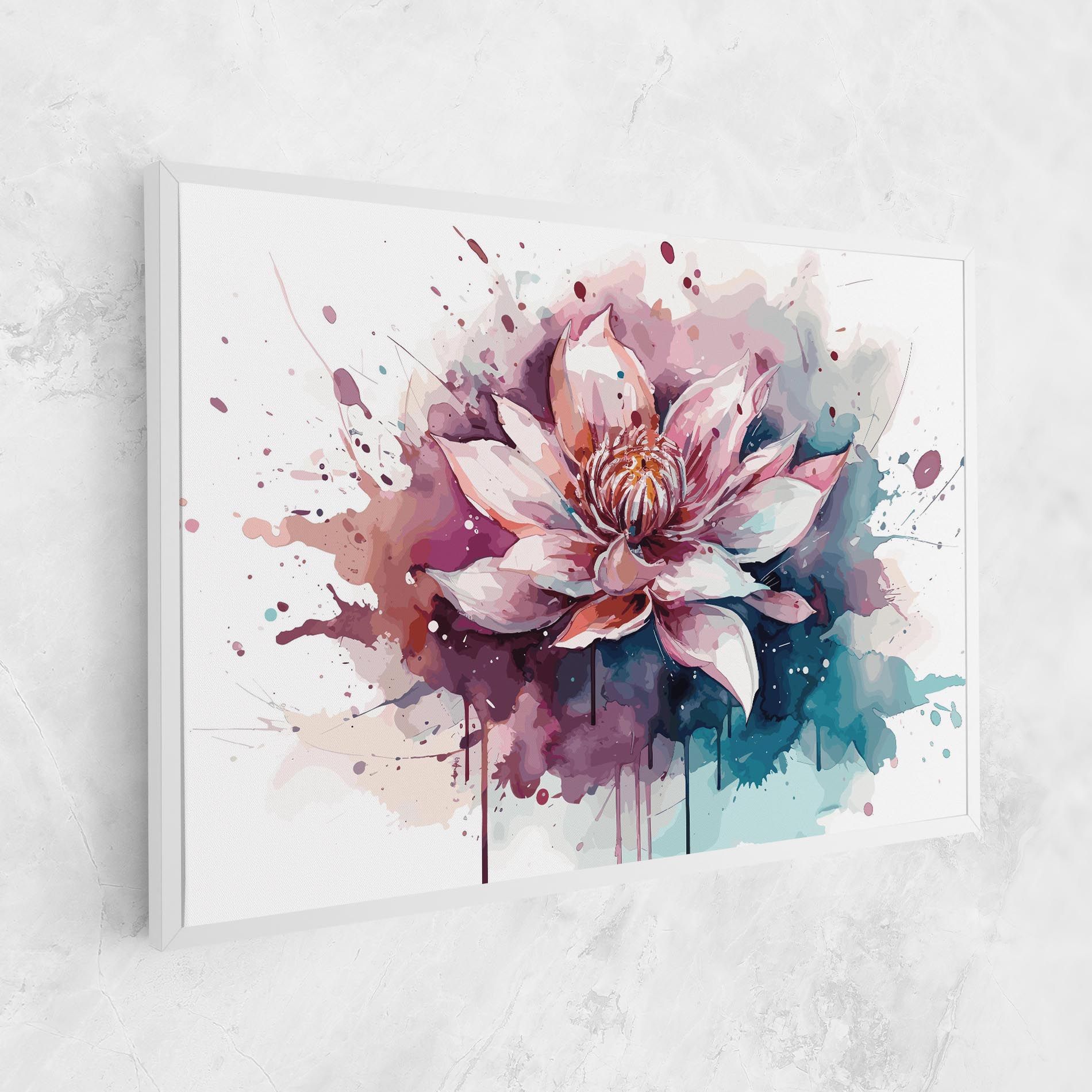 Pretty Pink Lotus Art mockup 1
