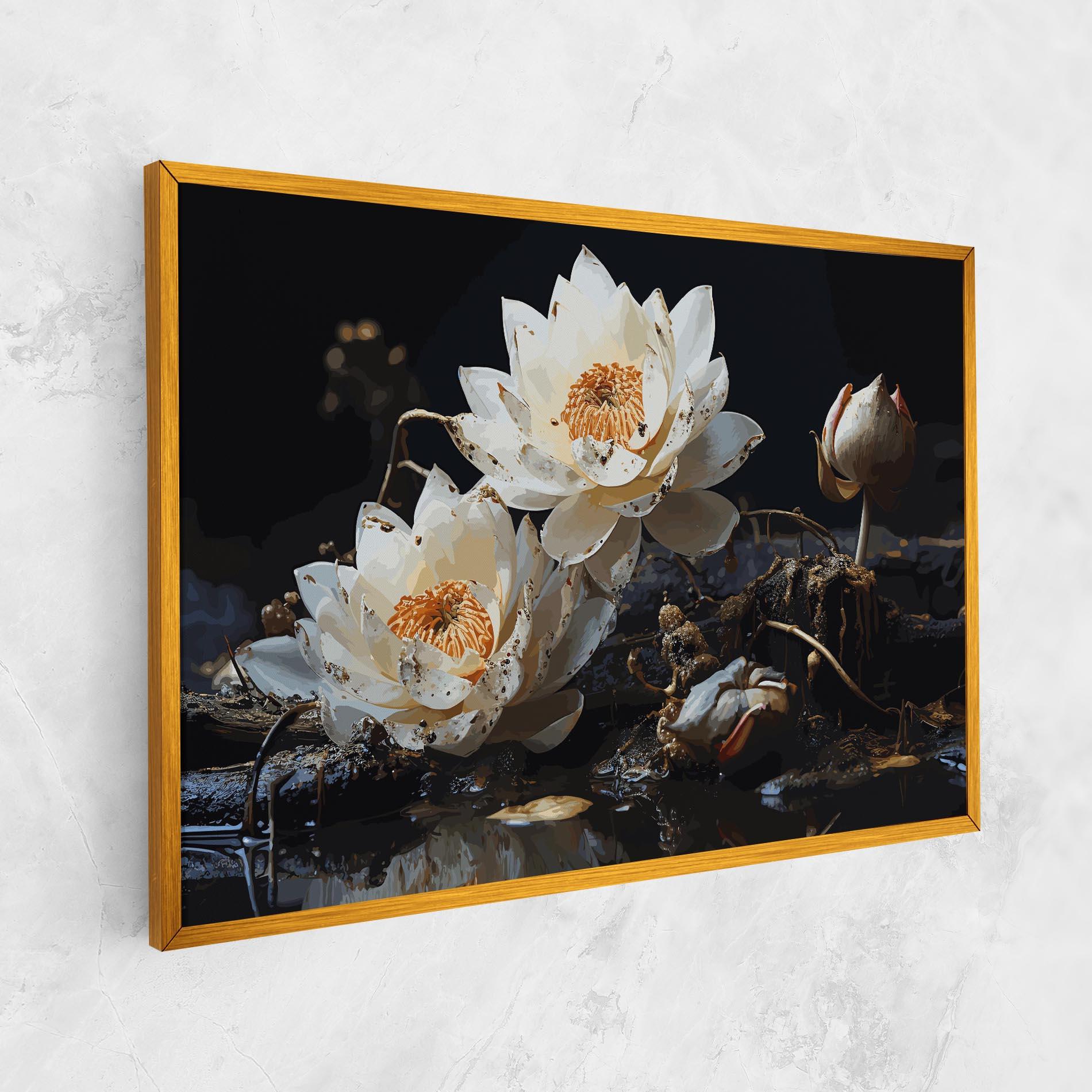 Картина на платно Beautiful White Nature mockup 1