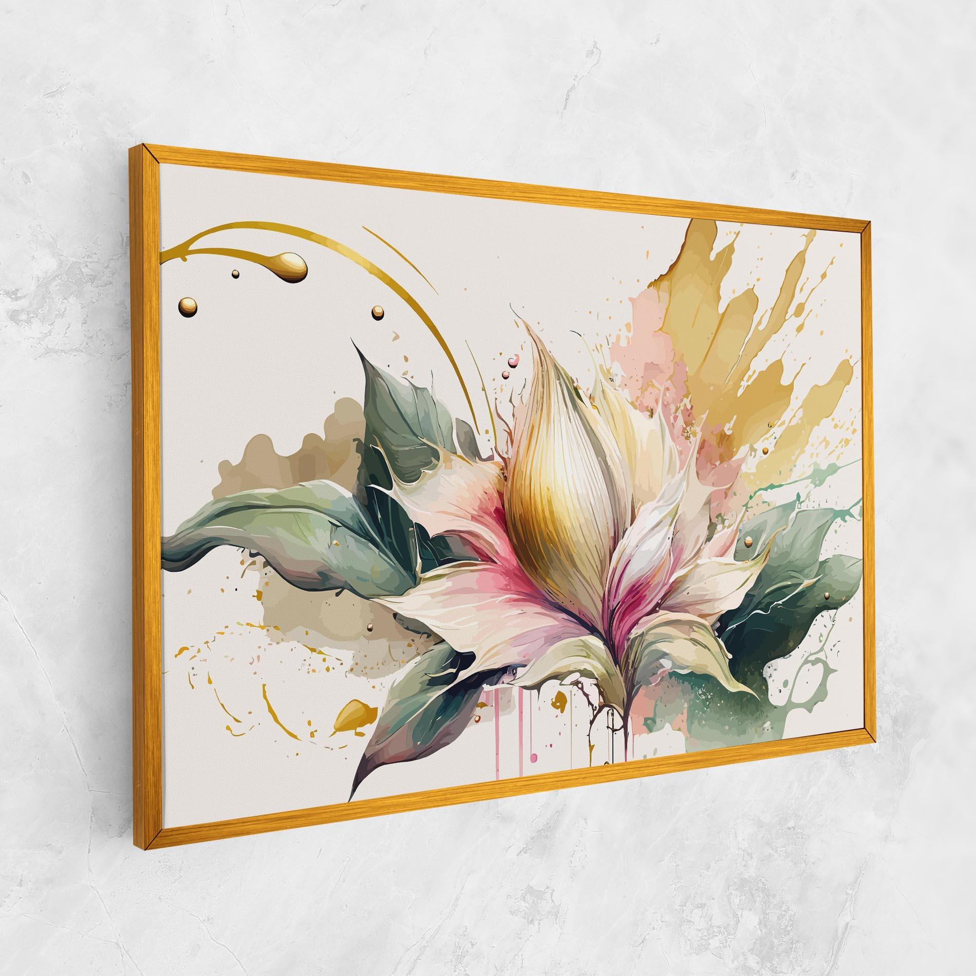 Картина на платно Cream Pink Nature mockup 1