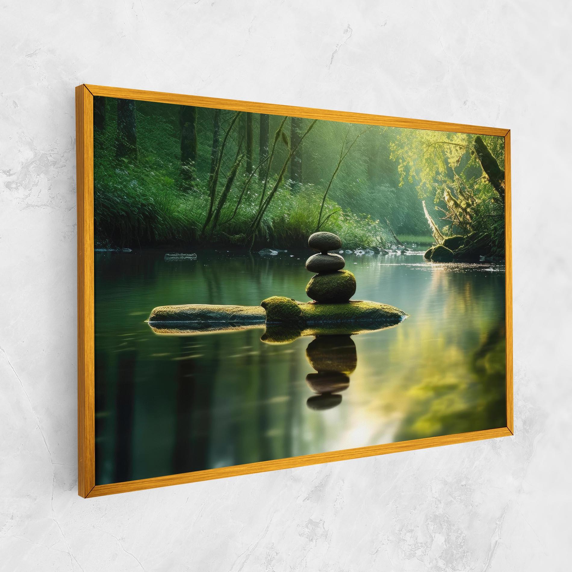 Картина на платно Spiritual Stones mockup 1