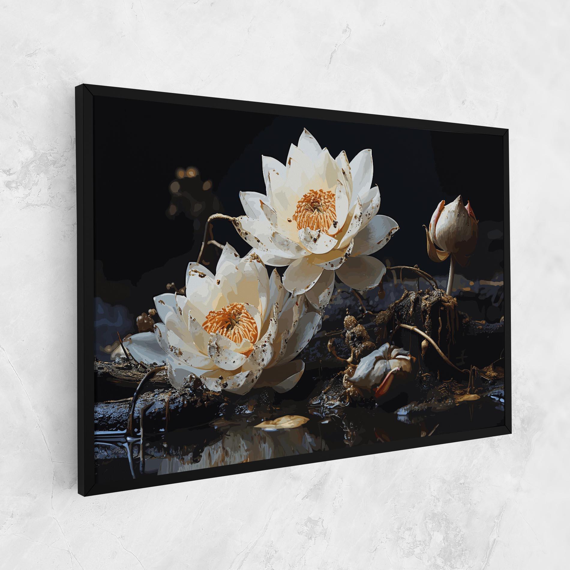 Картина на платно Beautiful White Nature mockup 1