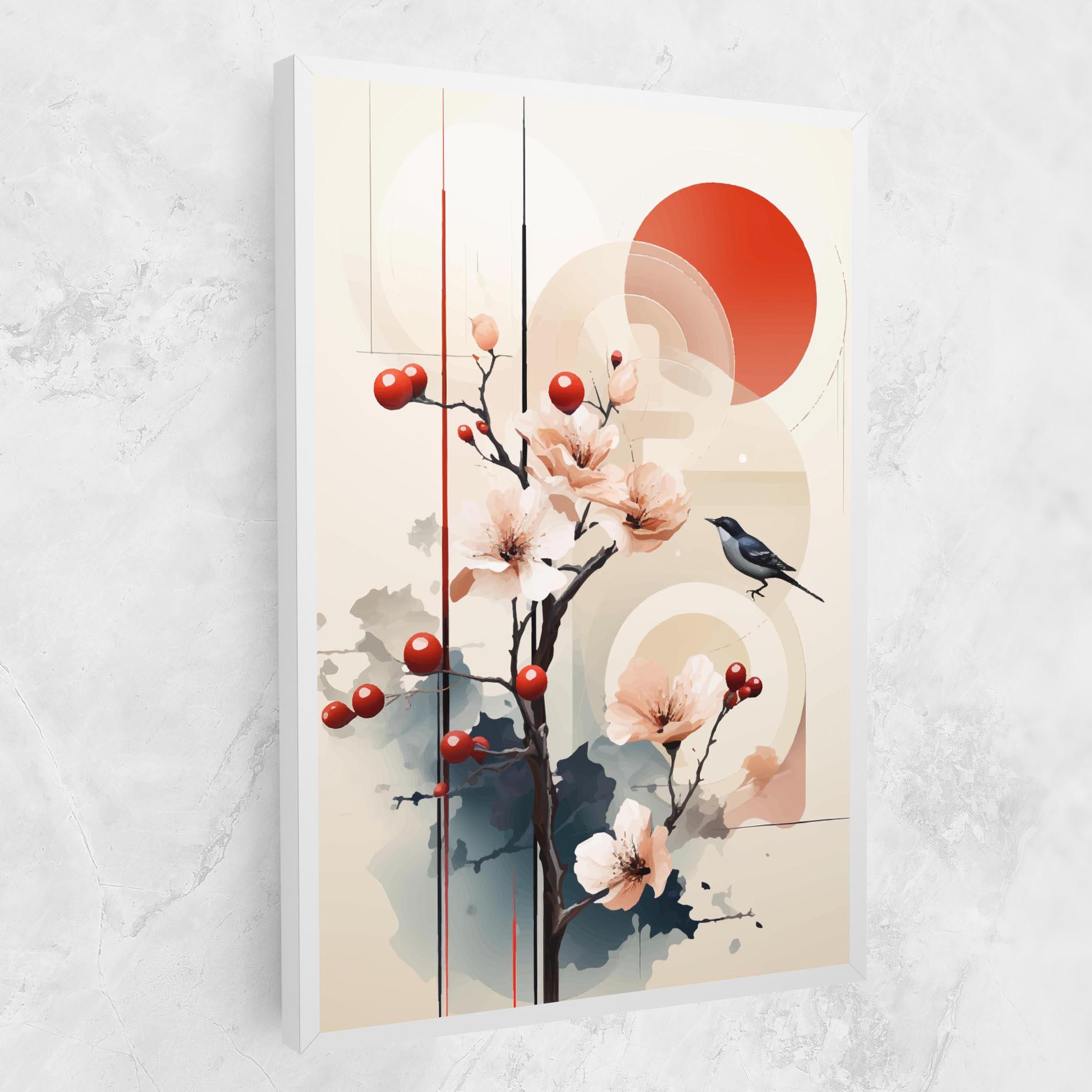 Картина на платно Cream Nature mockup 1