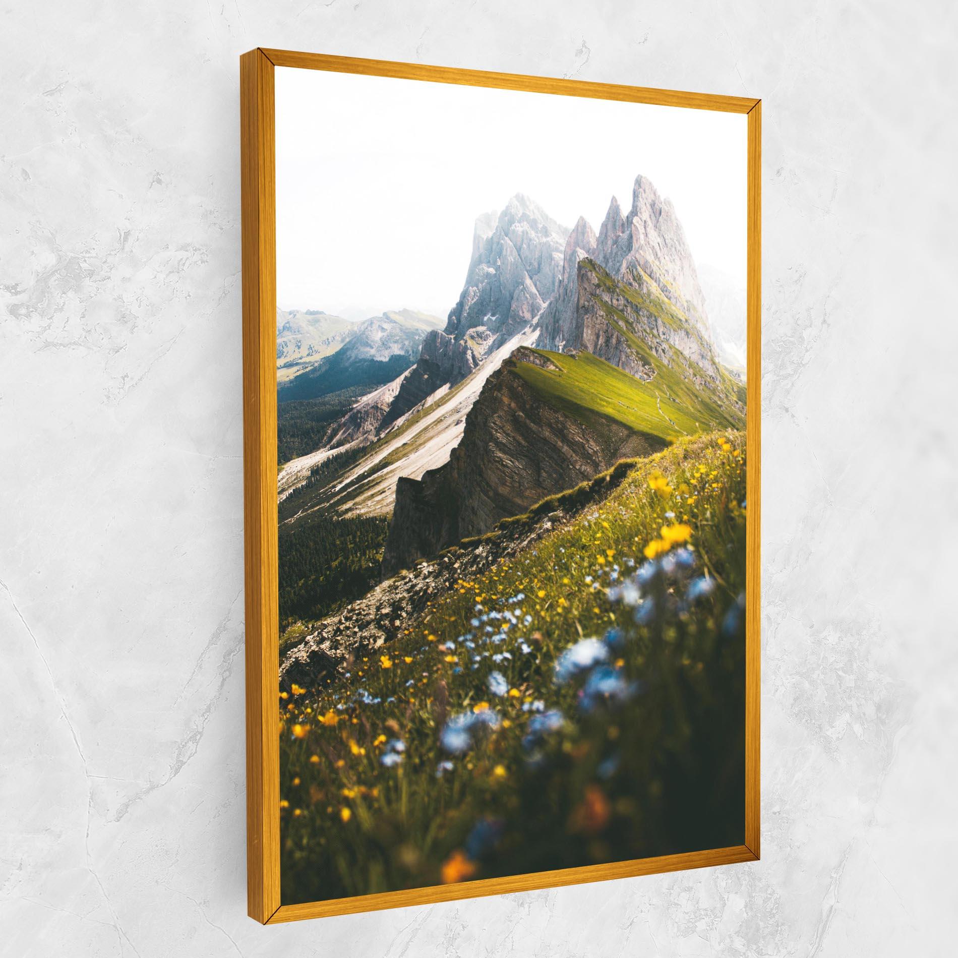 Картина на платно Foggy Mountain View mockup 1