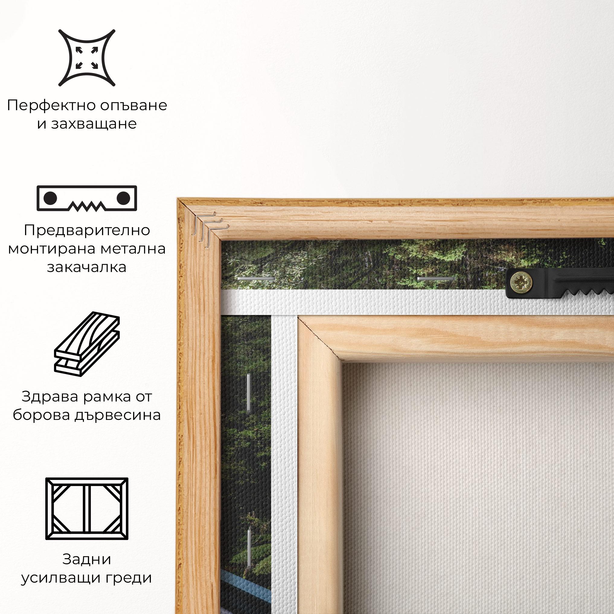 Картина на платно Nature Bridge mockup 5