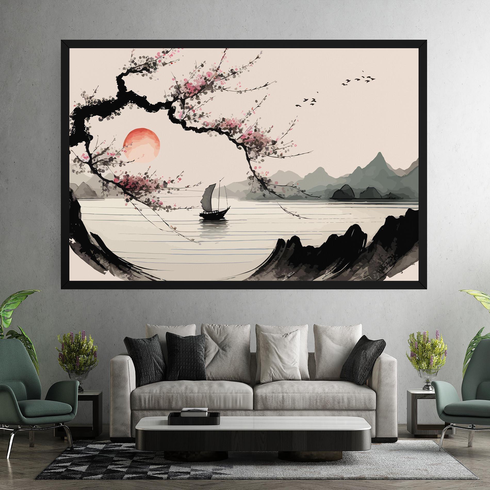 Картина на платно Relaxing Nature mockup 7