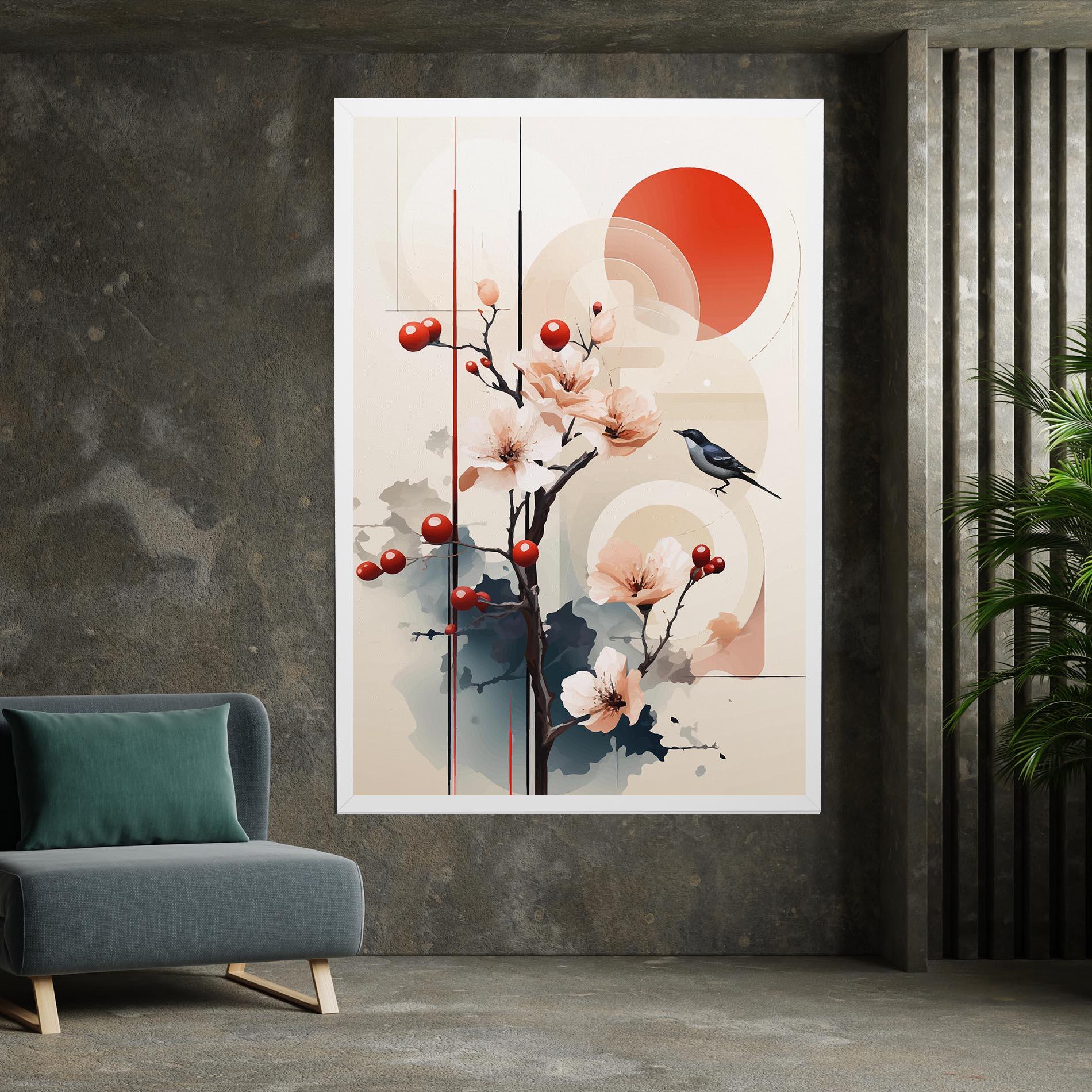 Картина на платно Cream Nature mockup 7