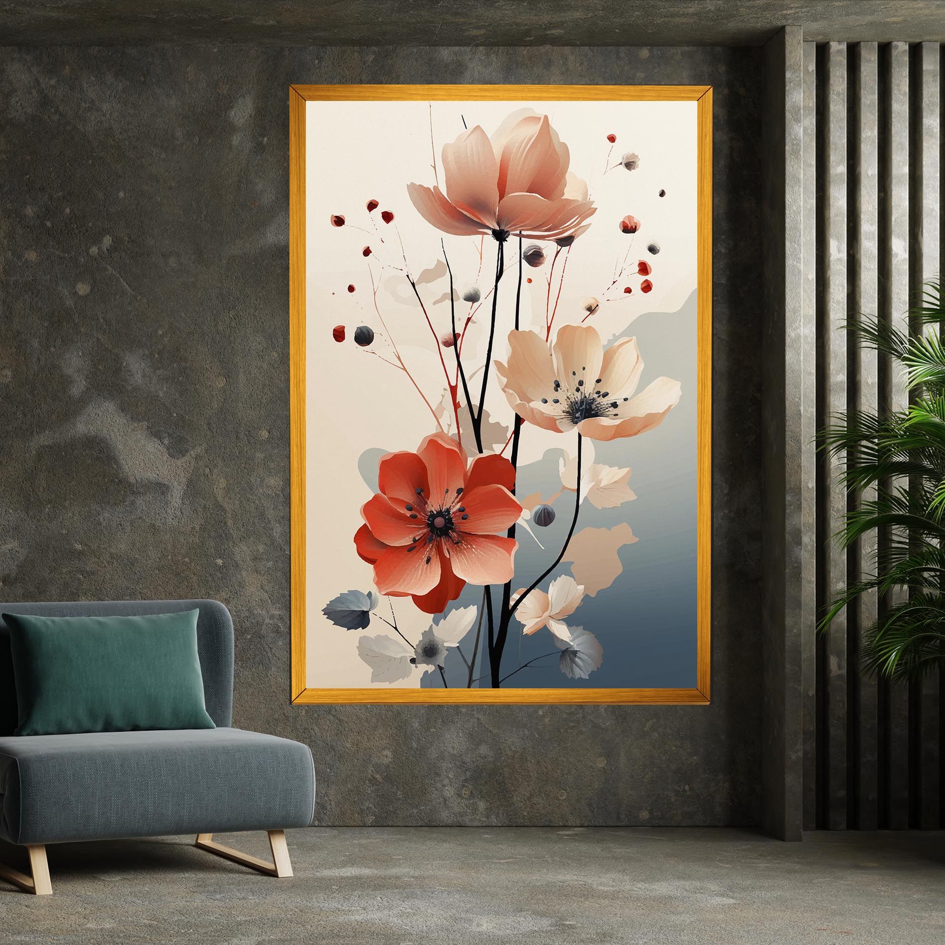 Cream Flower Nature mockup 7