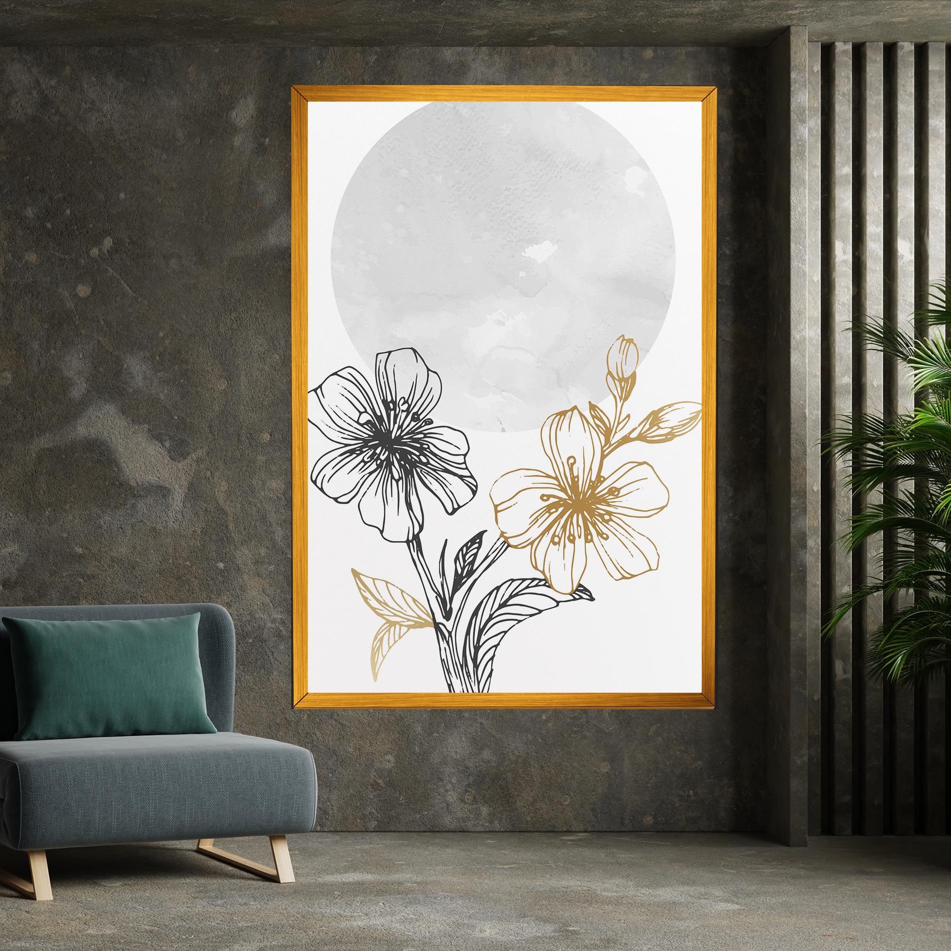 Grey Moon Flowers mockup 7