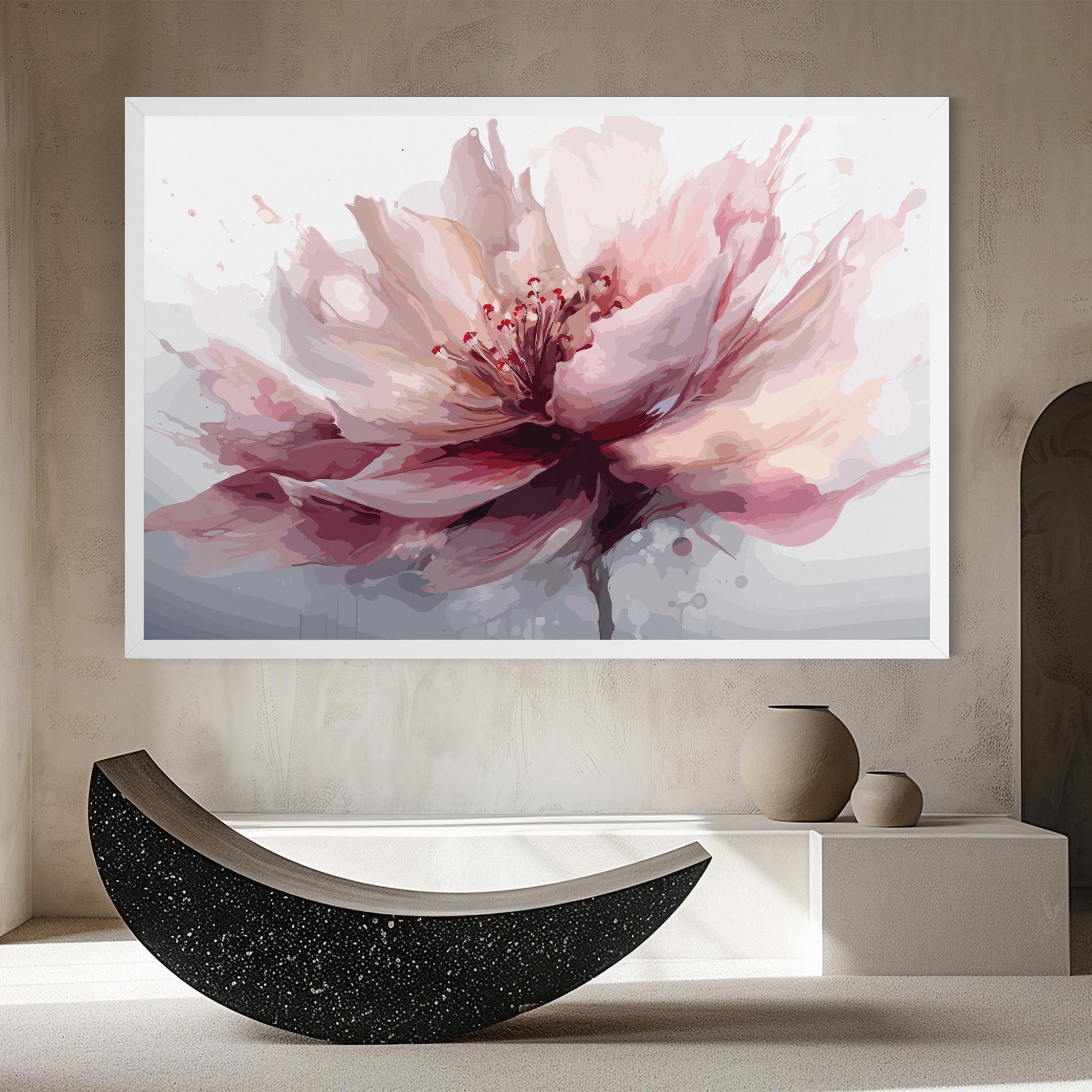 Картина на платно Meditation Flower mockup 8