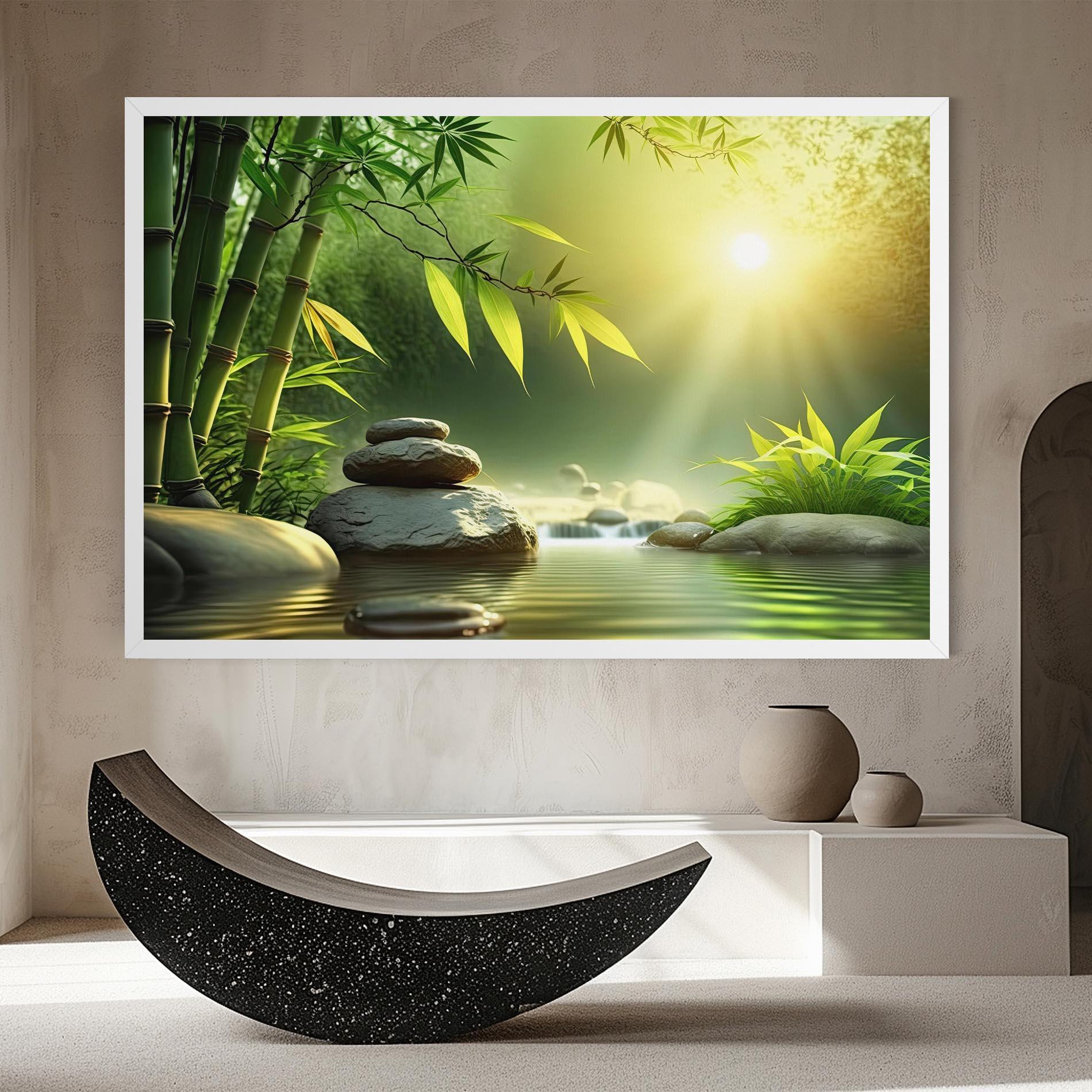 Картина на платно Relaxing Spa Nature mockup 8