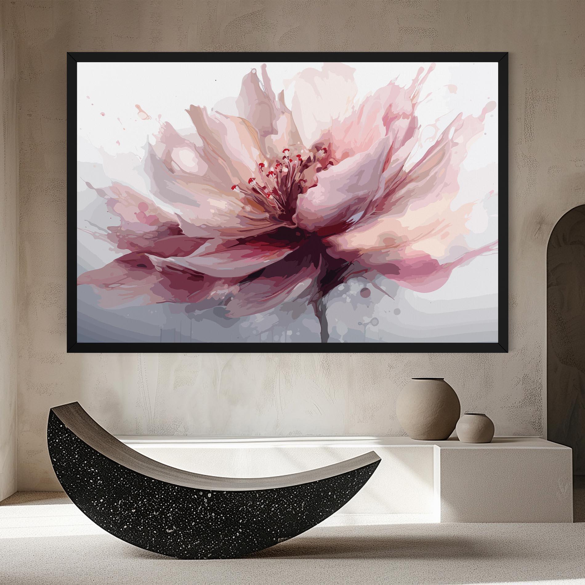 Картина на платно Meditation Flower mockup 8