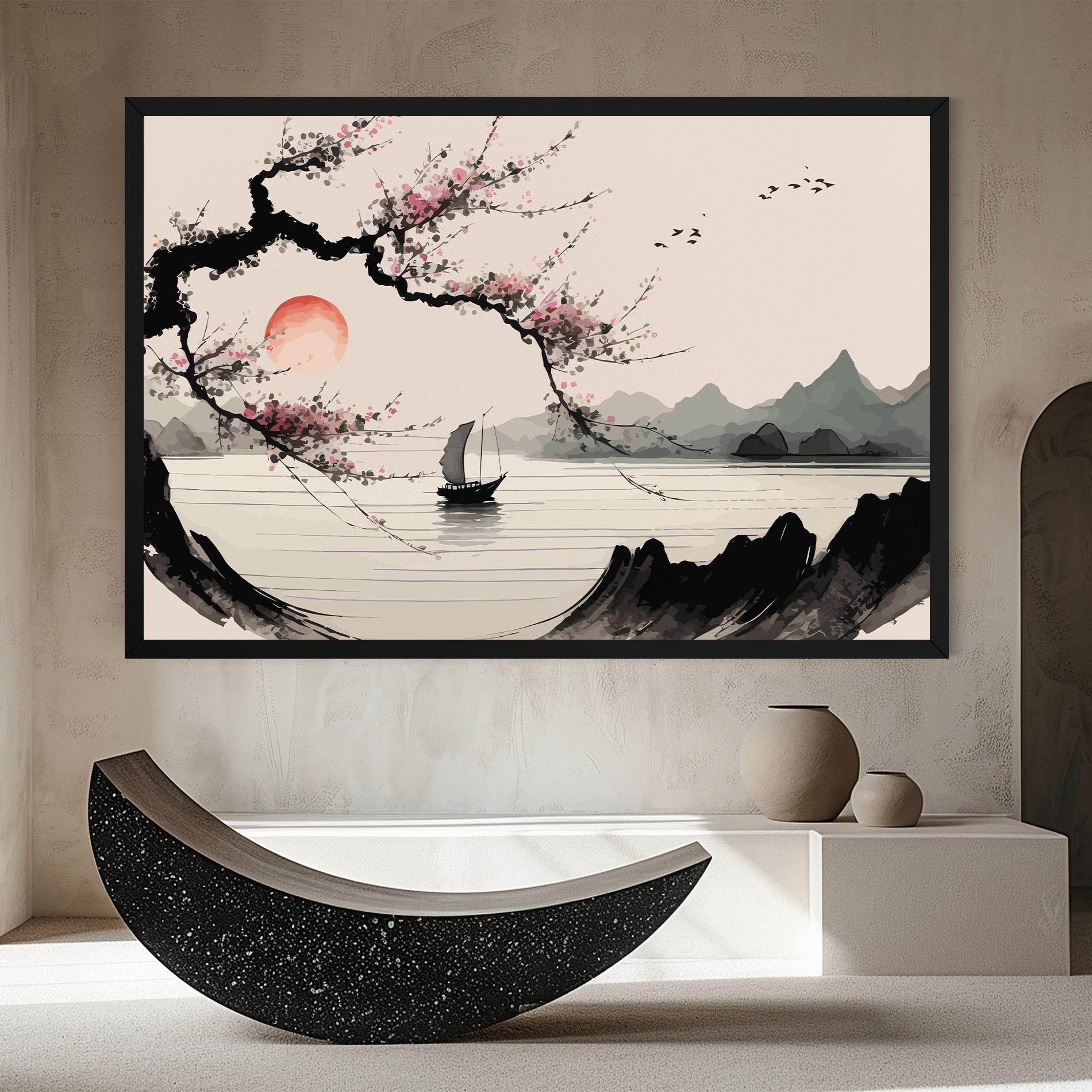 Картина на платно Relaxing Nature mockup 8