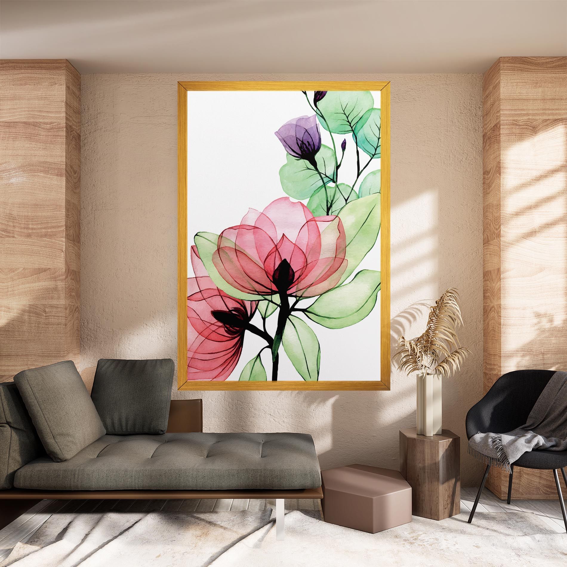 Pink Green Nature mockup 8