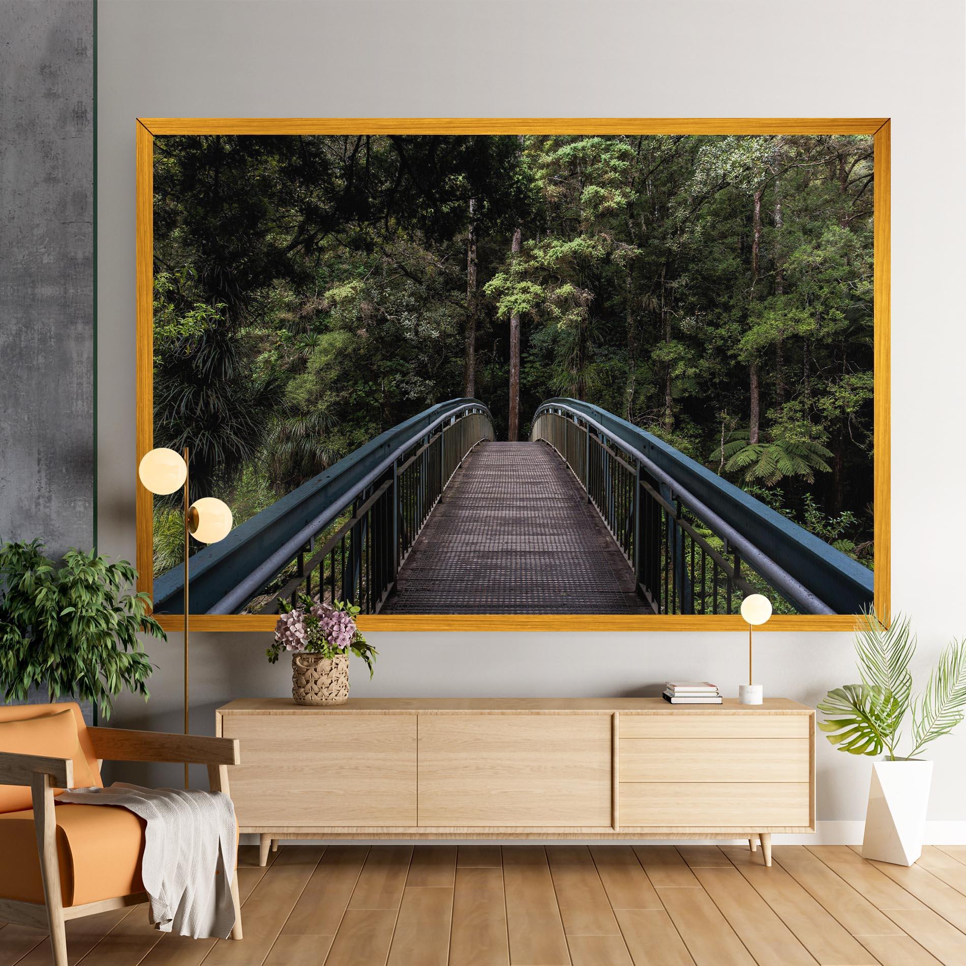 Картина на платно Nature Bridge mockup 9