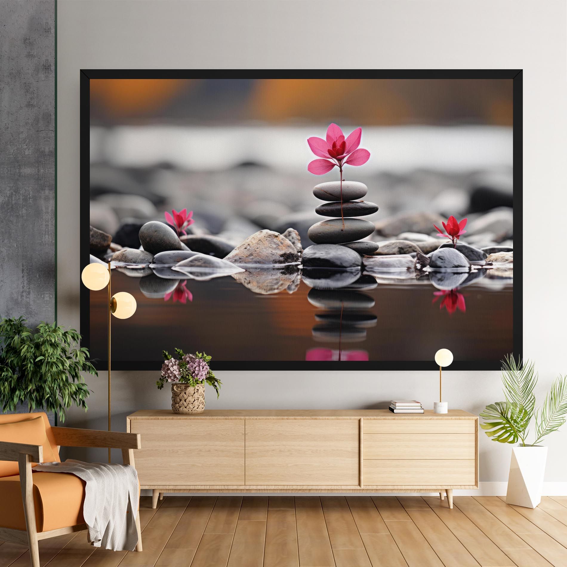 Grey Rocks Flower mockup 9