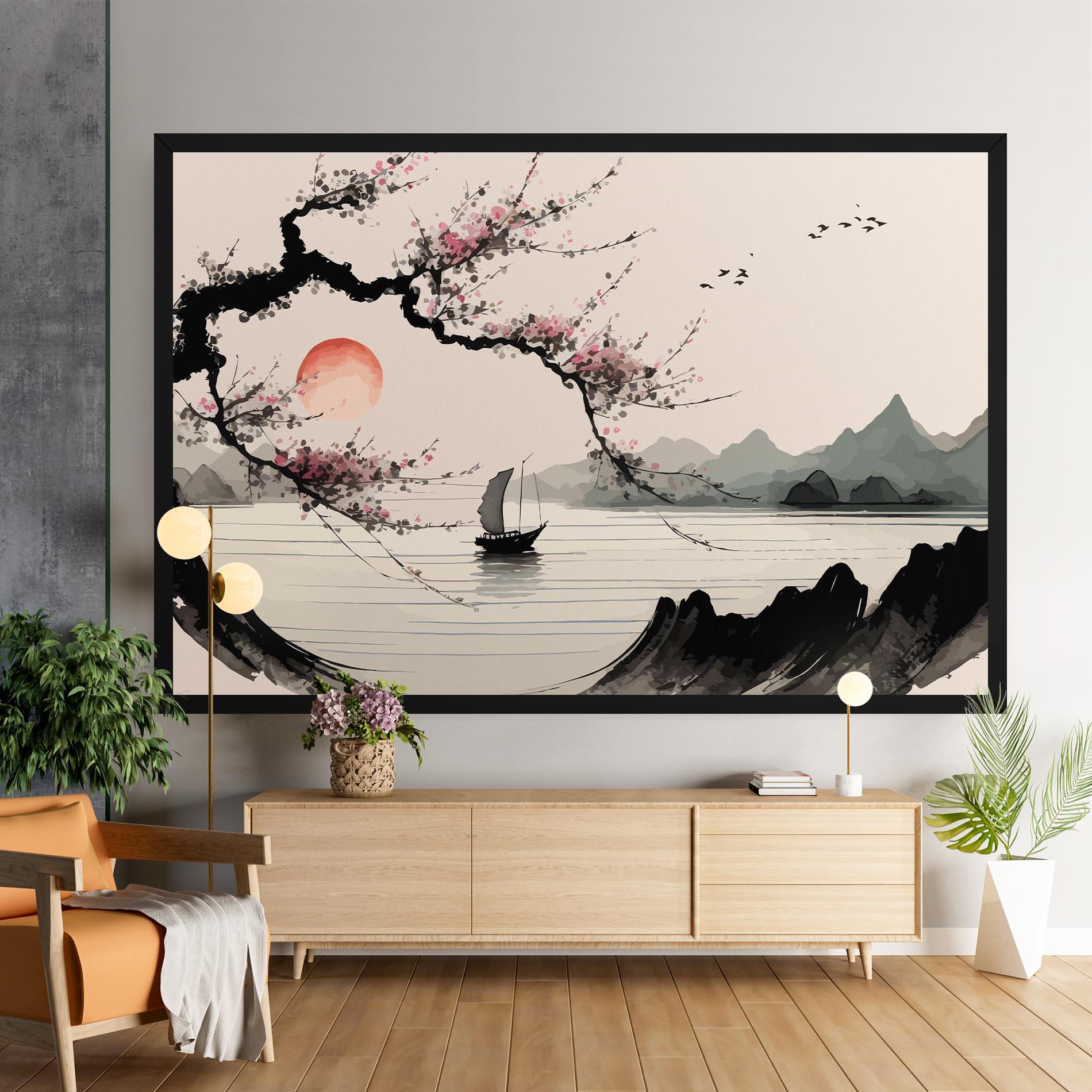 Картина на платно Relaxing Nature mockup 9