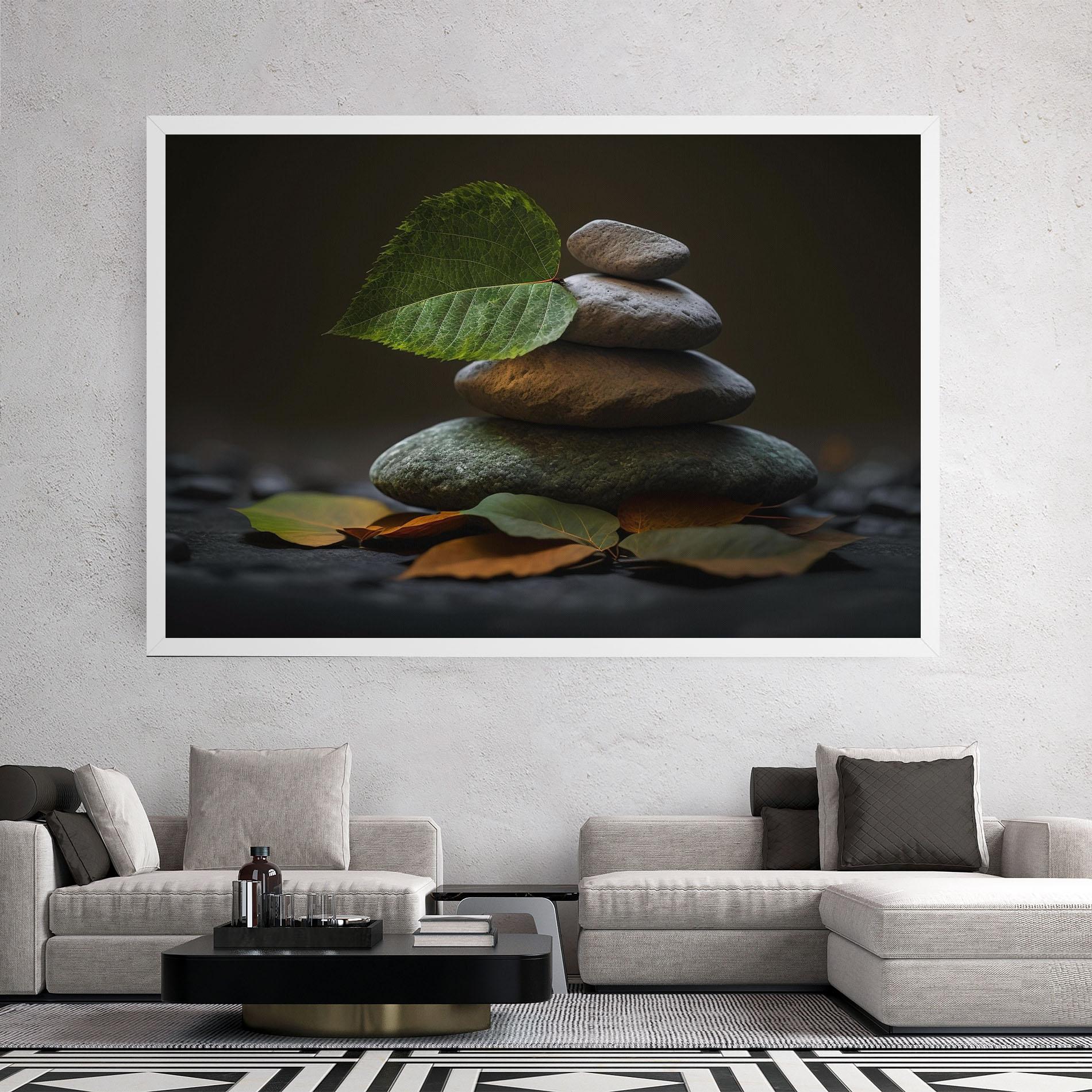 Картина на платно Harmony Stones mockup 2