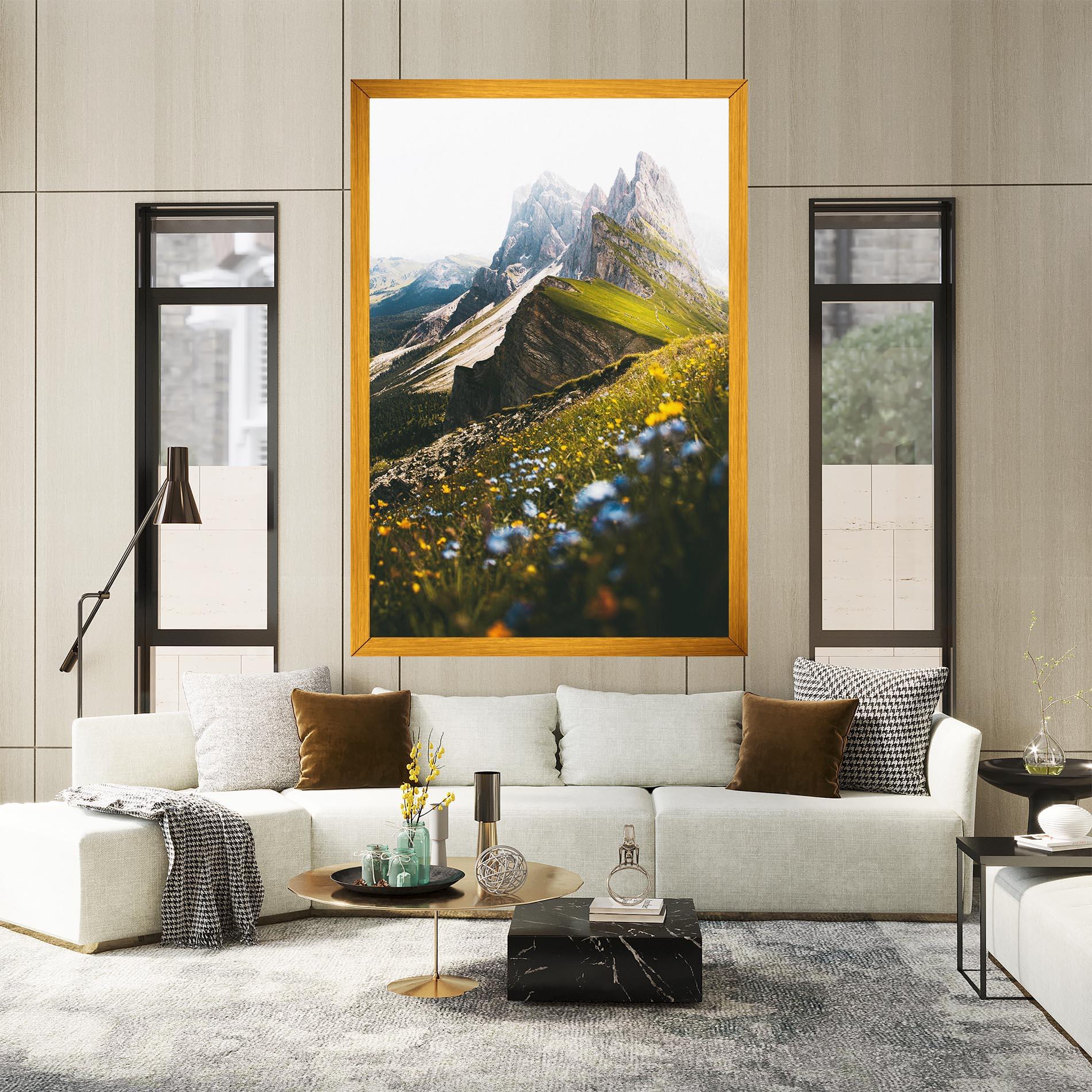 Картина на платно Foggy Mountain View mockup 2