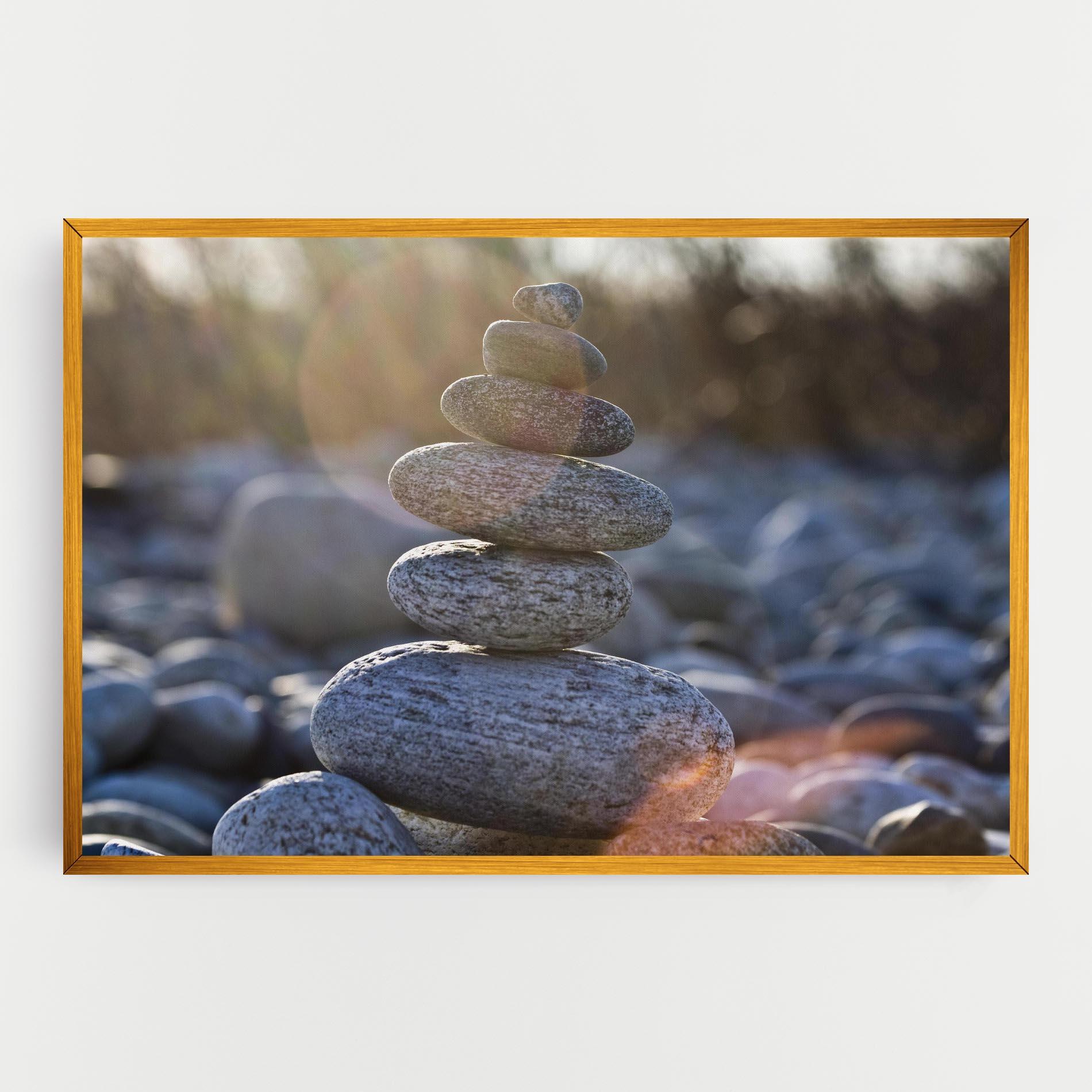 Картина на платно Closeup Shot Rocks mockup 0