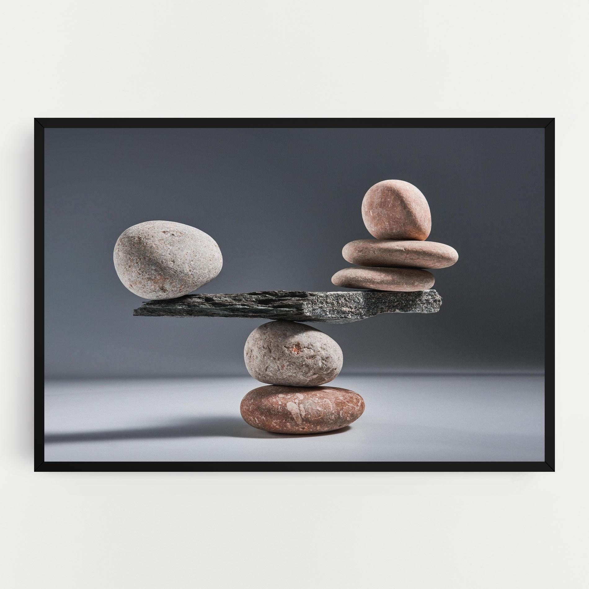 Картина на платно Balancing Pebbles mockup 0