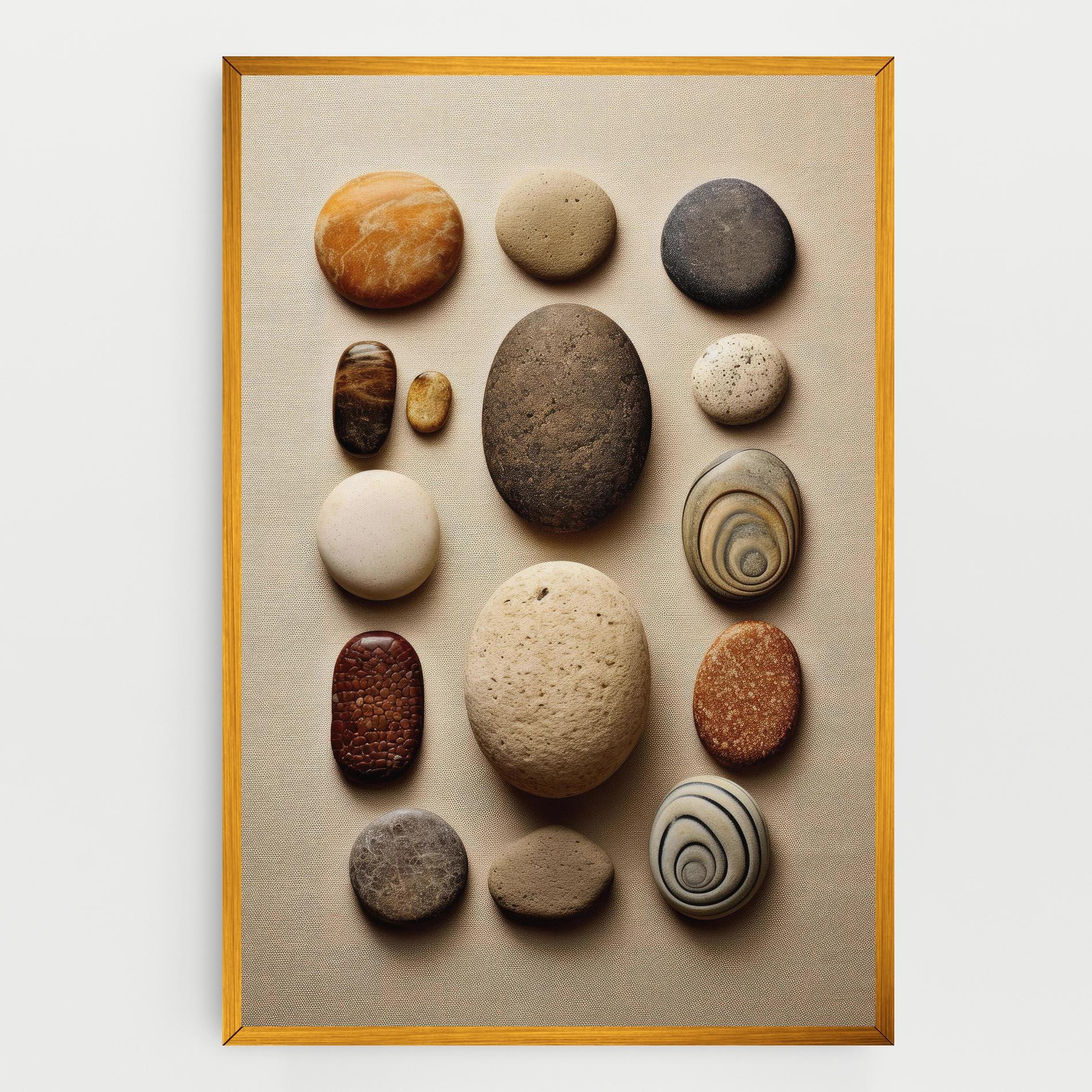 Картина на платно Massage Stones Sand mockup 0