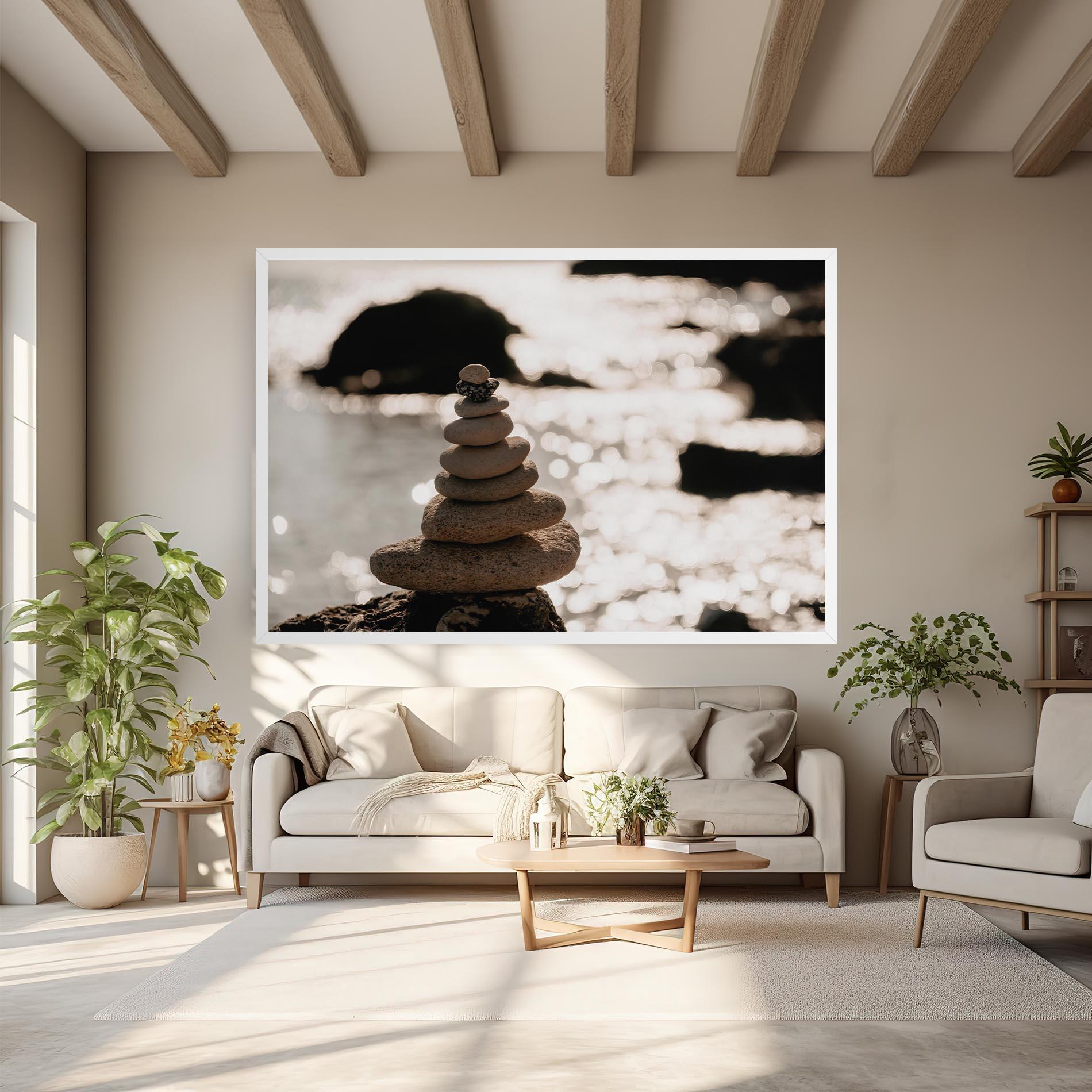 Картина на платно Pyramid Stones mockup 6