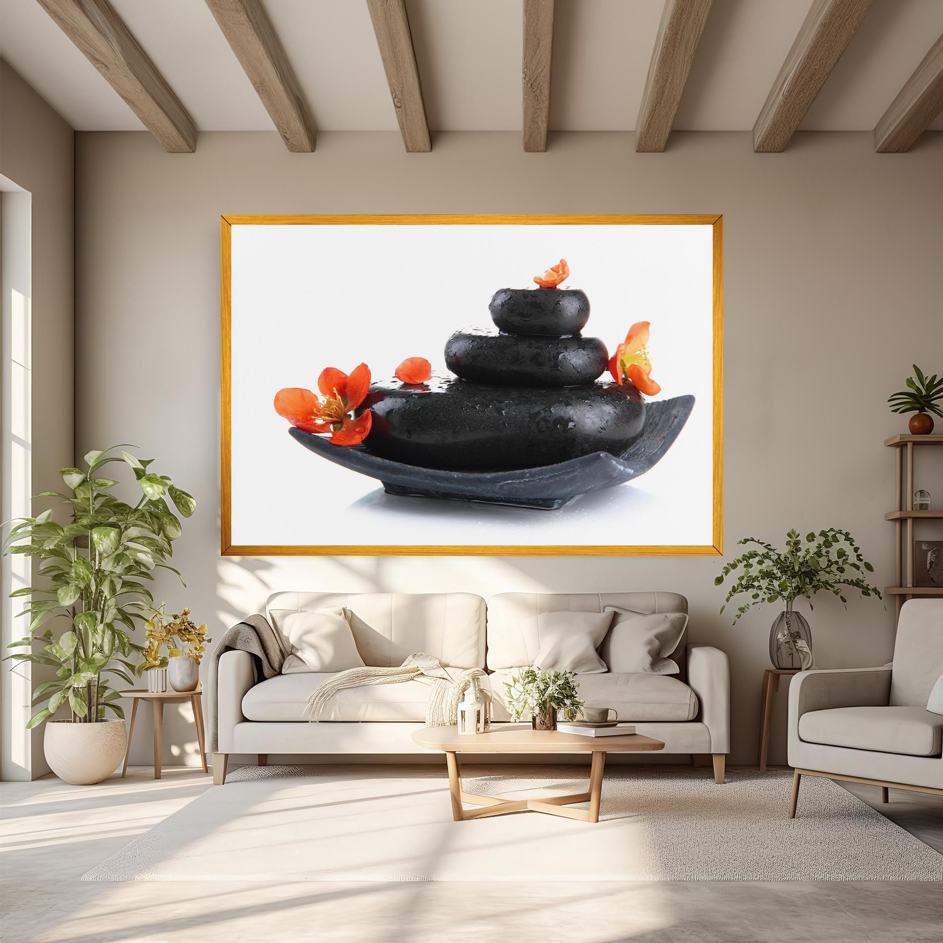 Spa Stones Flowers mockup 6