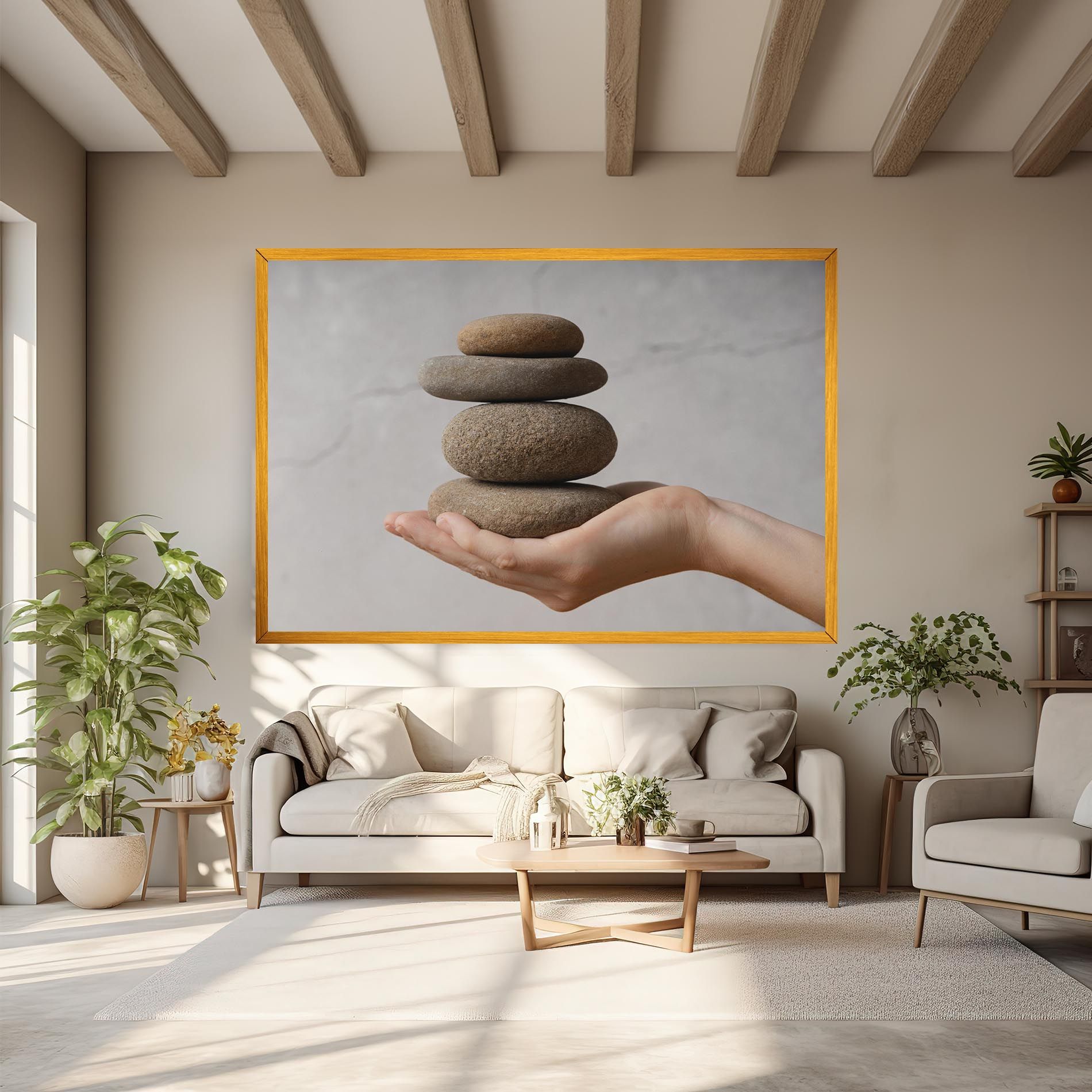 Stones Meditation mockup 6