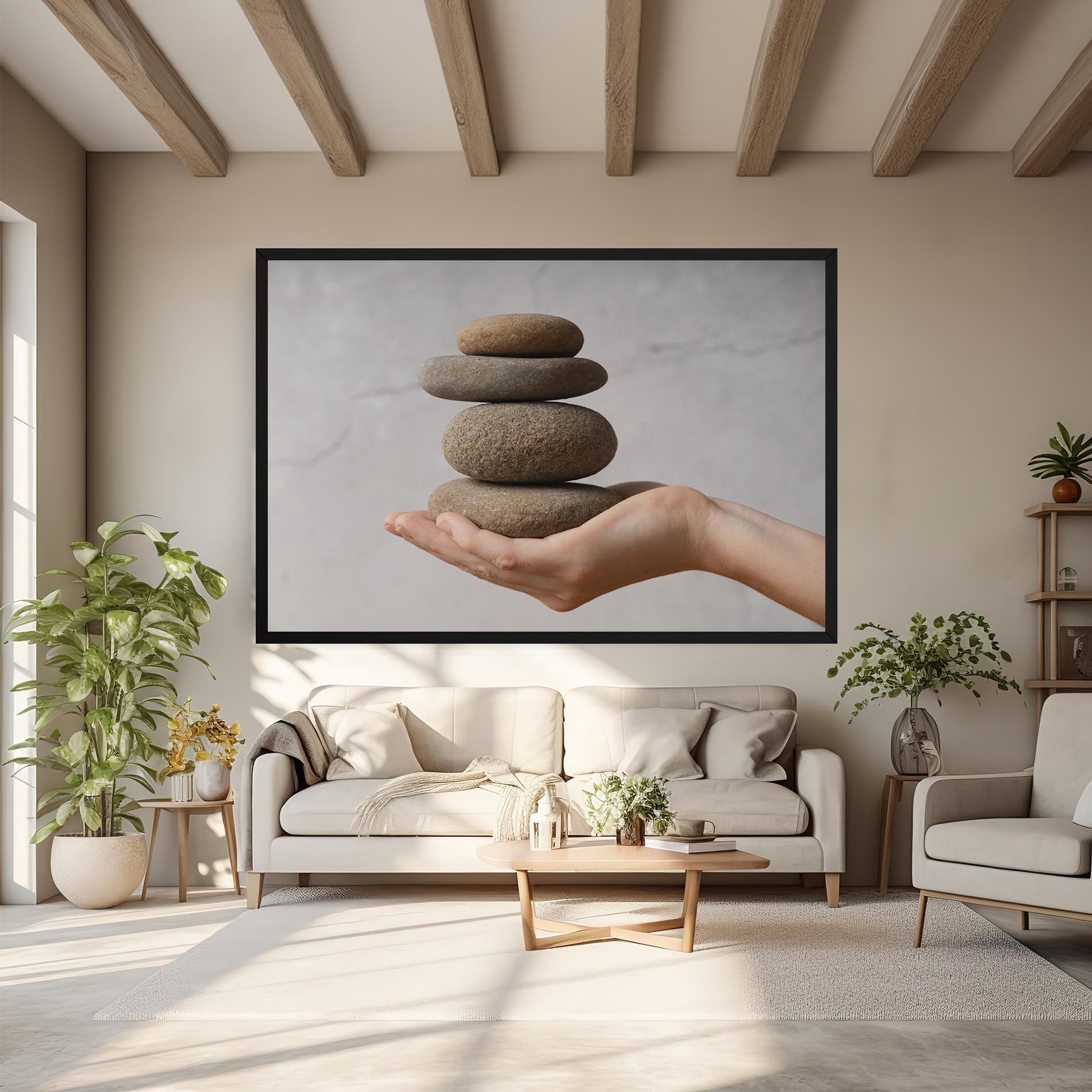 Stones Meditation mockup 6