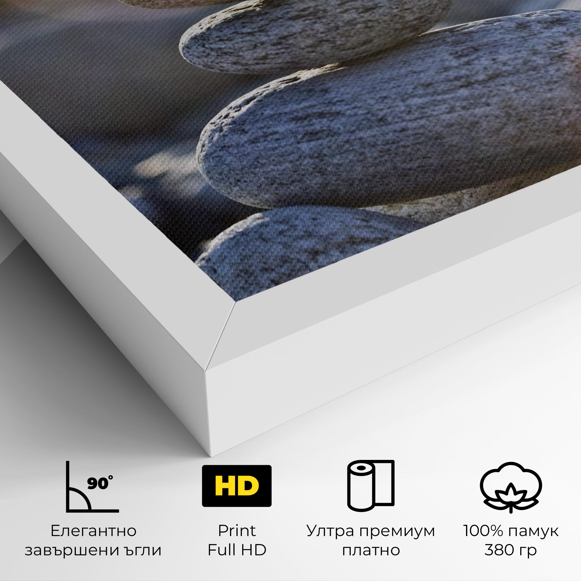 Closeup Shot Rocks mockup 4
