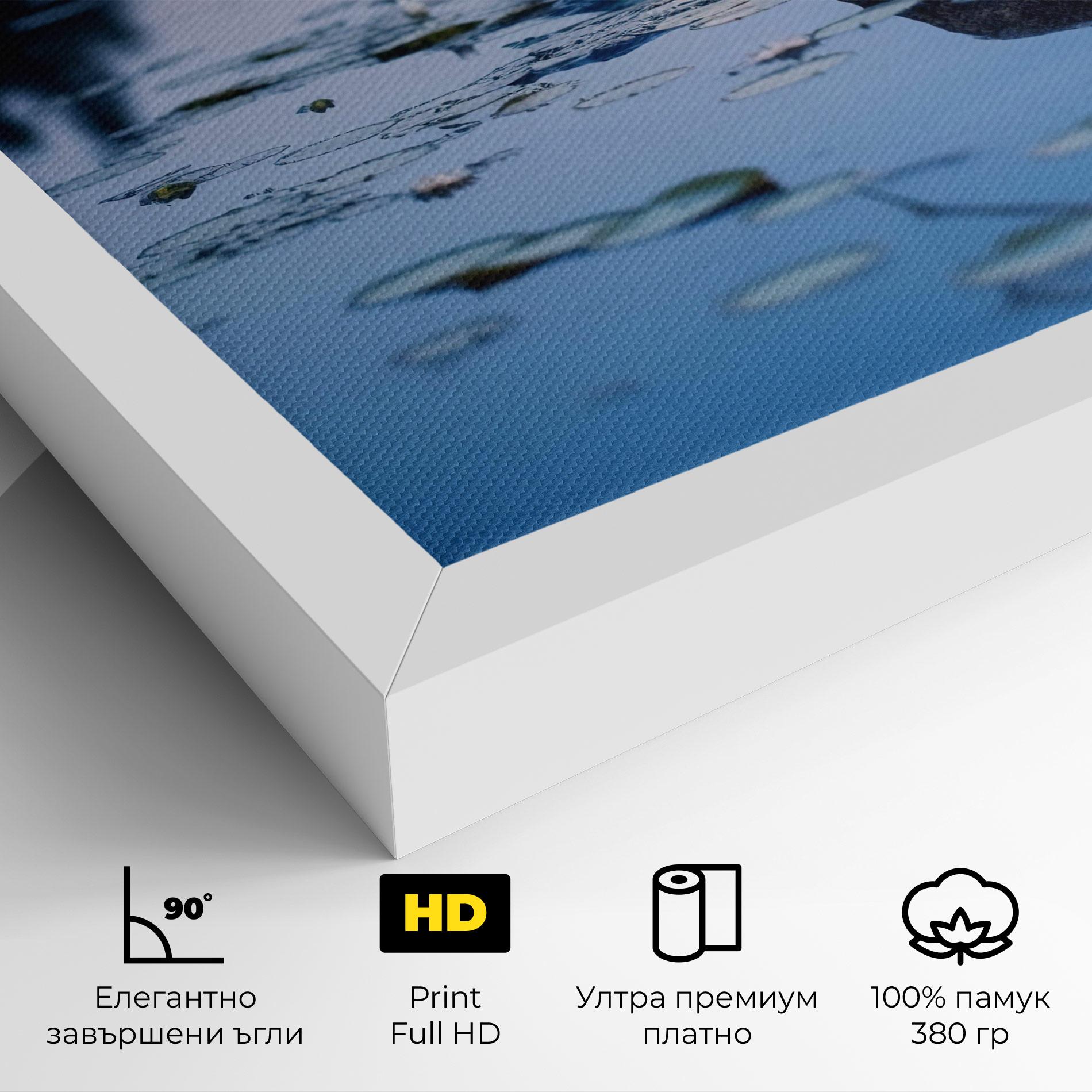 Картина на платно Water Stones mockup 4