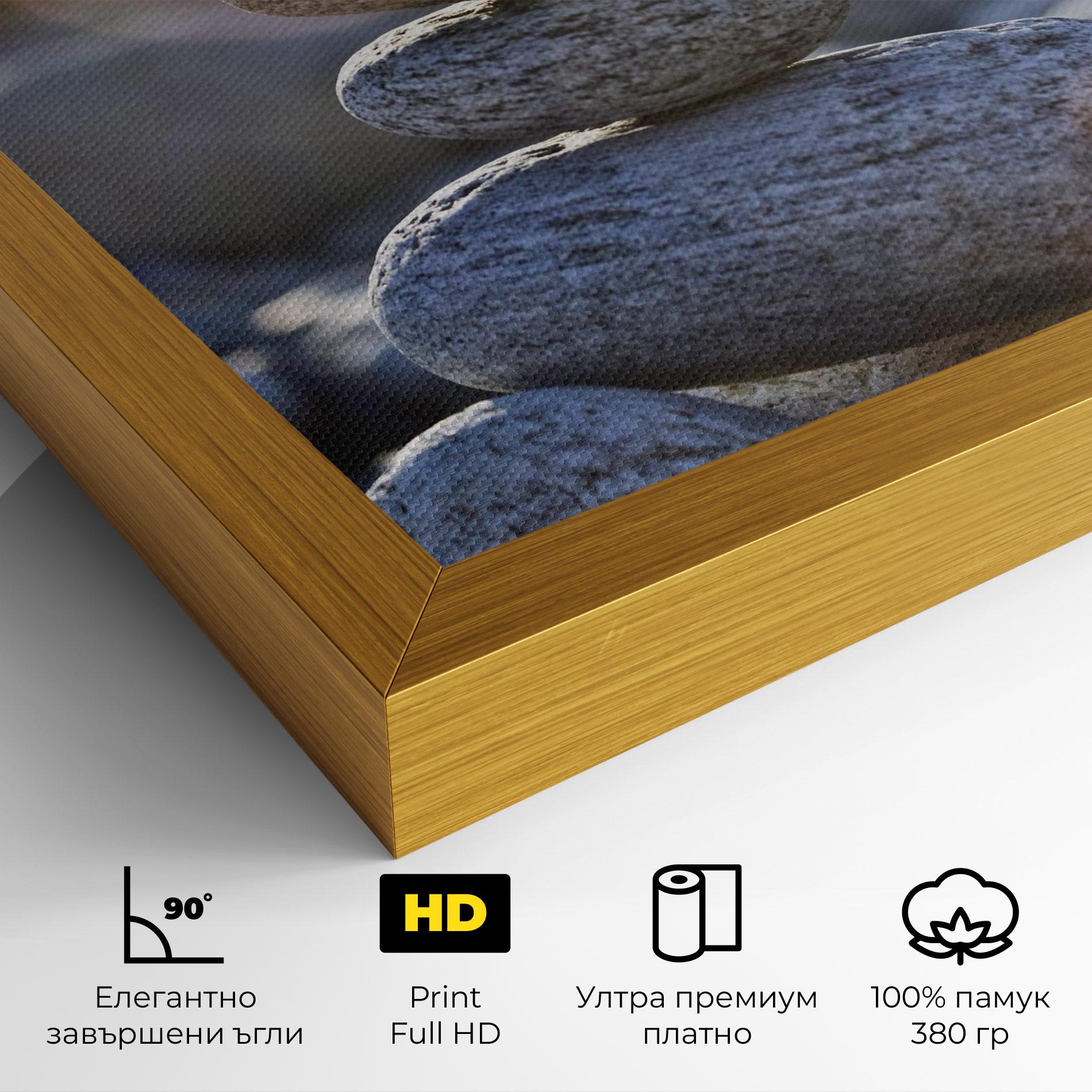 Картина на платно Closeup Shot Rocks mockup 4