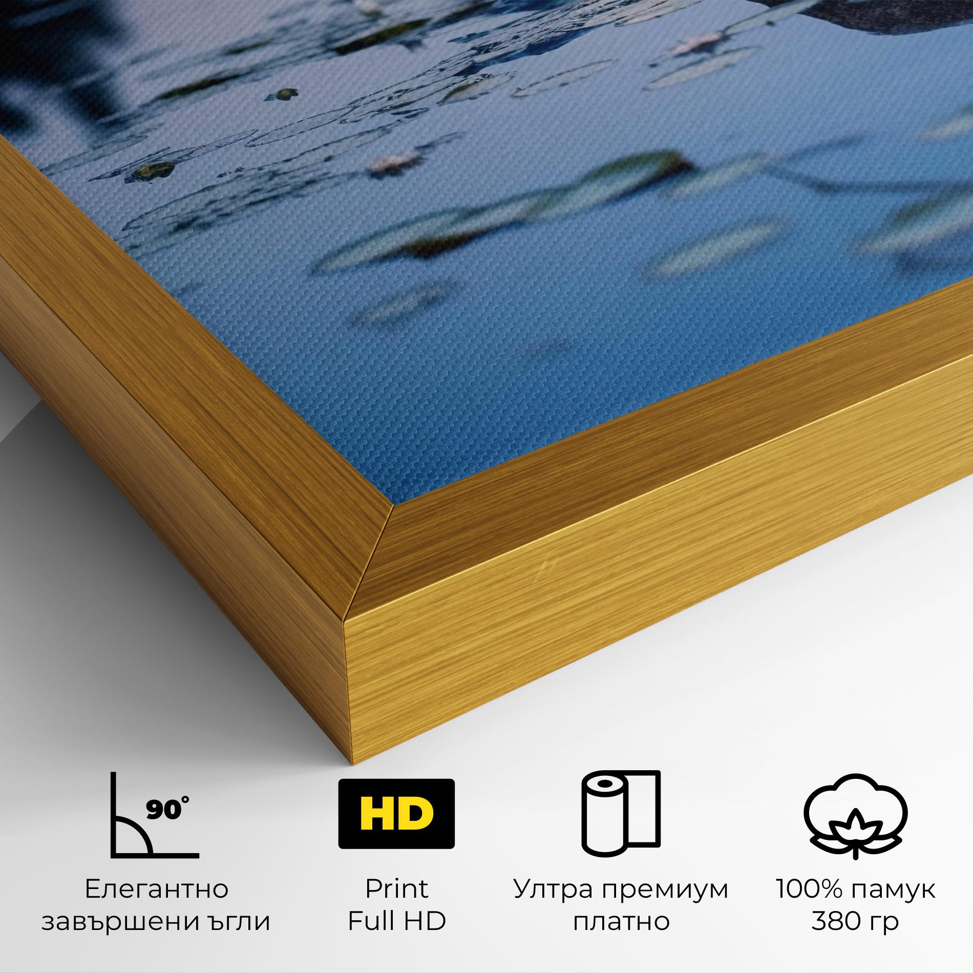 Картина на платно Water Stones mockup 4