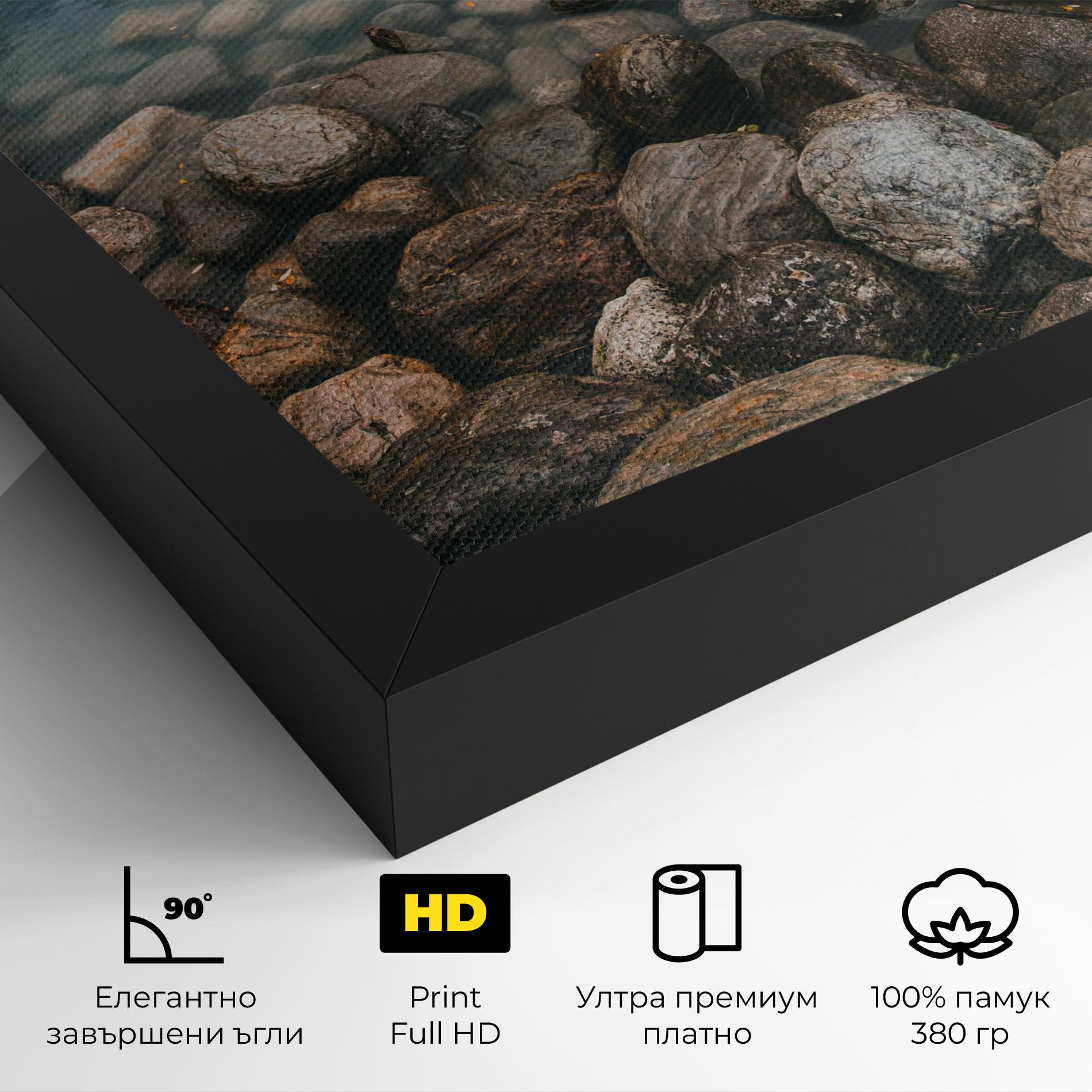 Картина на платно Canada Stones mockup 4