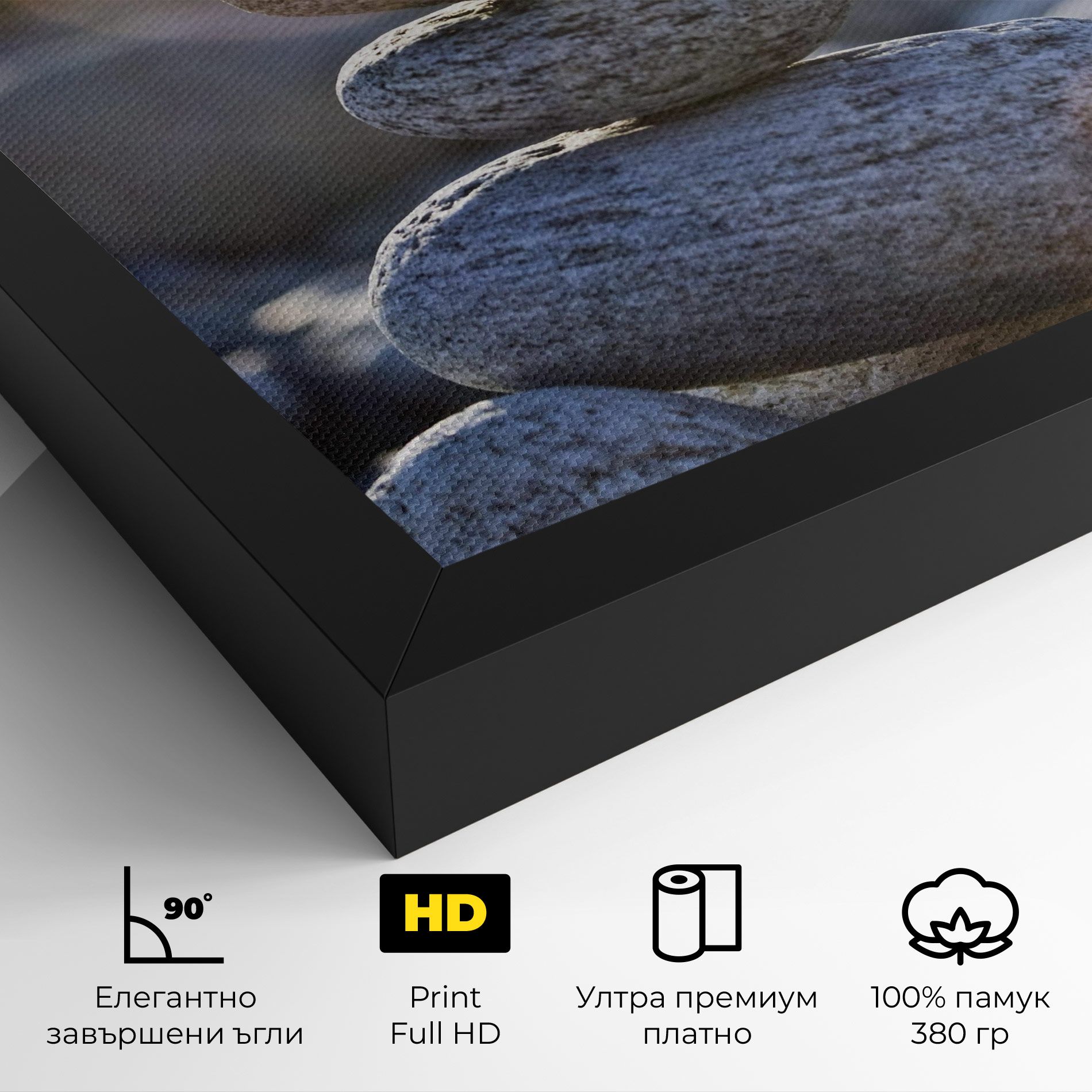 Closeup Shot Rocks mockup 4