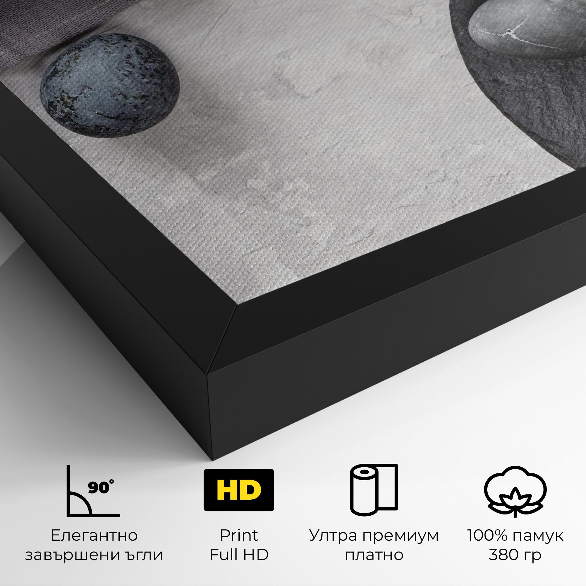 Картина на платно Eggs Stone mockup 4