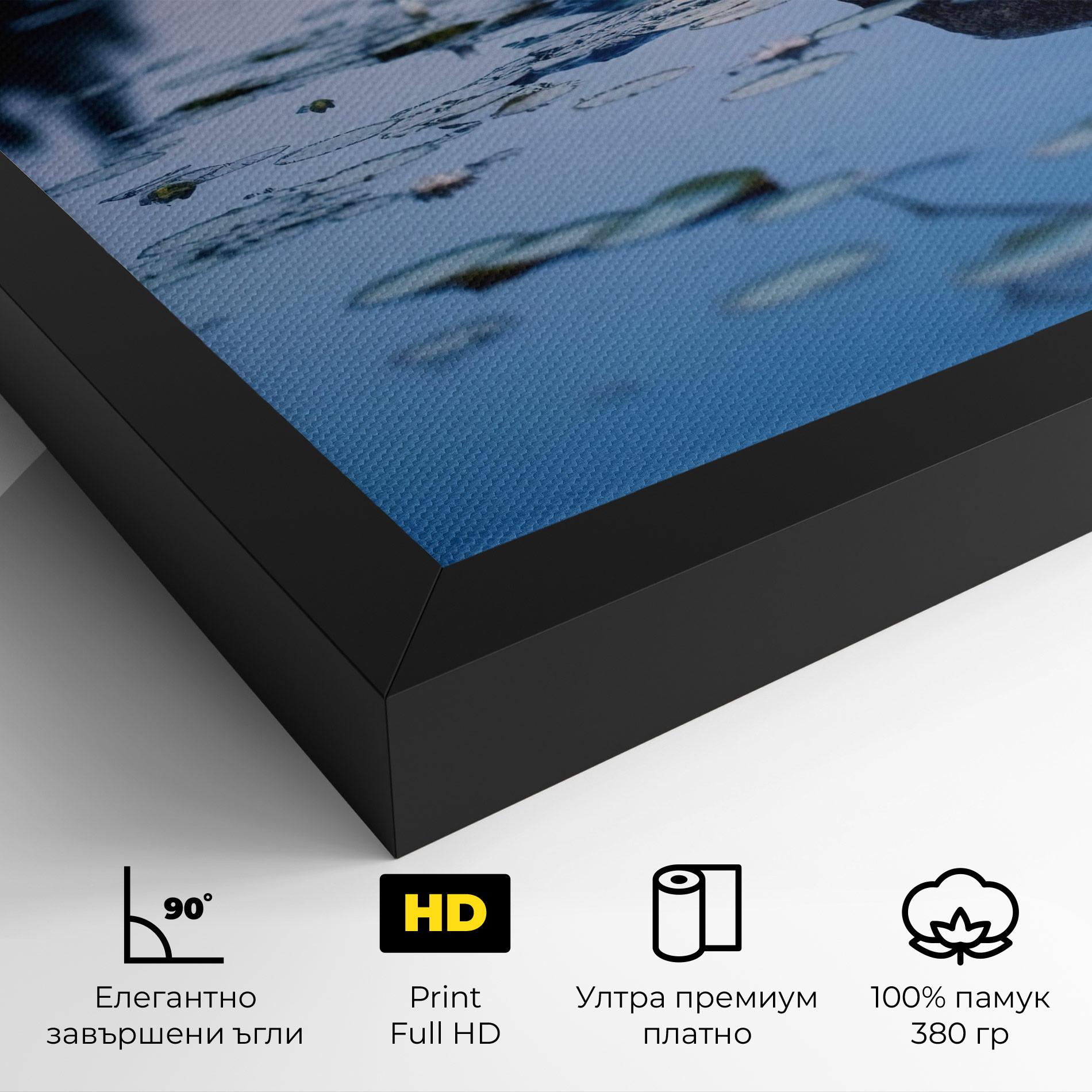 Картина на платно Water Stones mockup 4