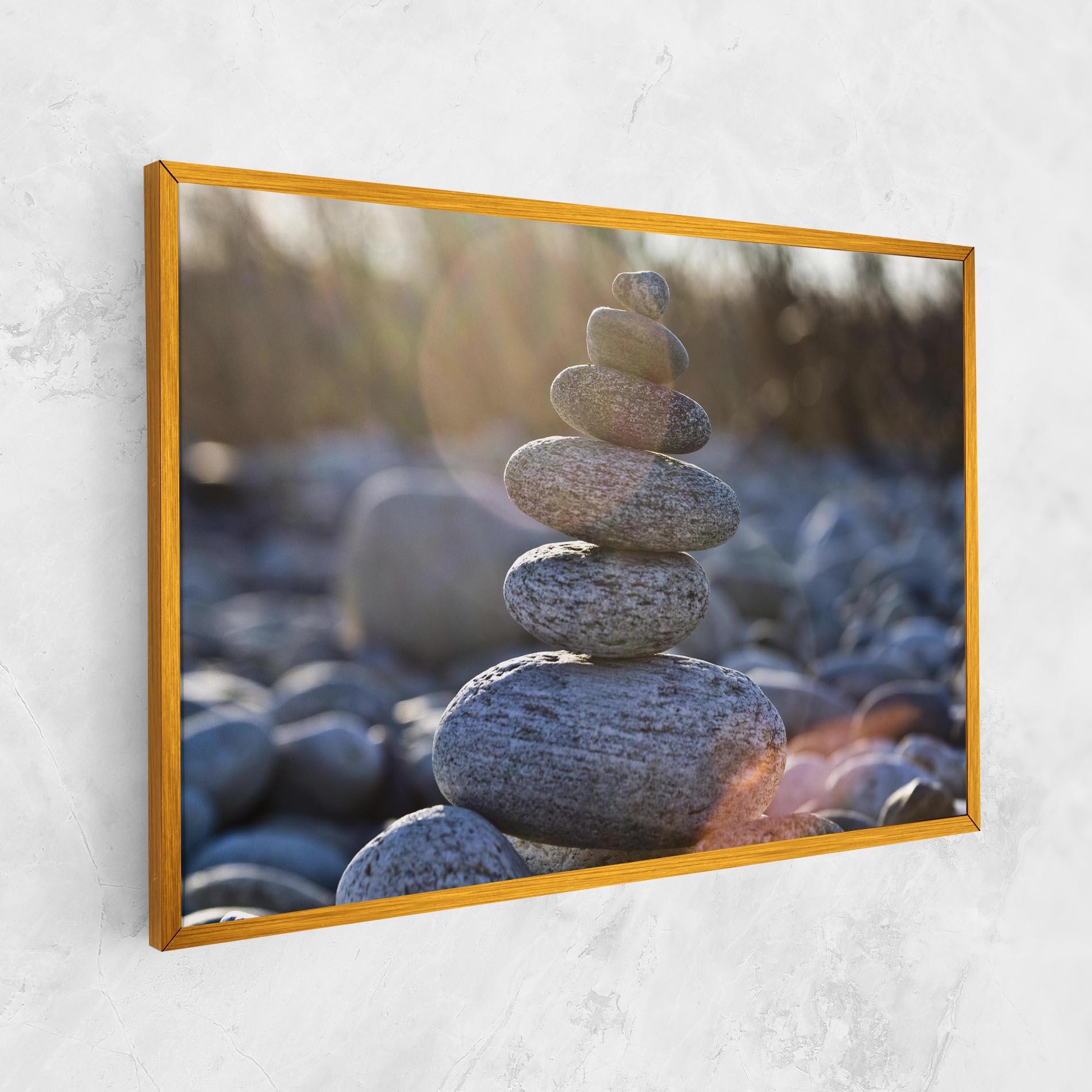 Картина на платно Closeup Shot Rocks mockup 1