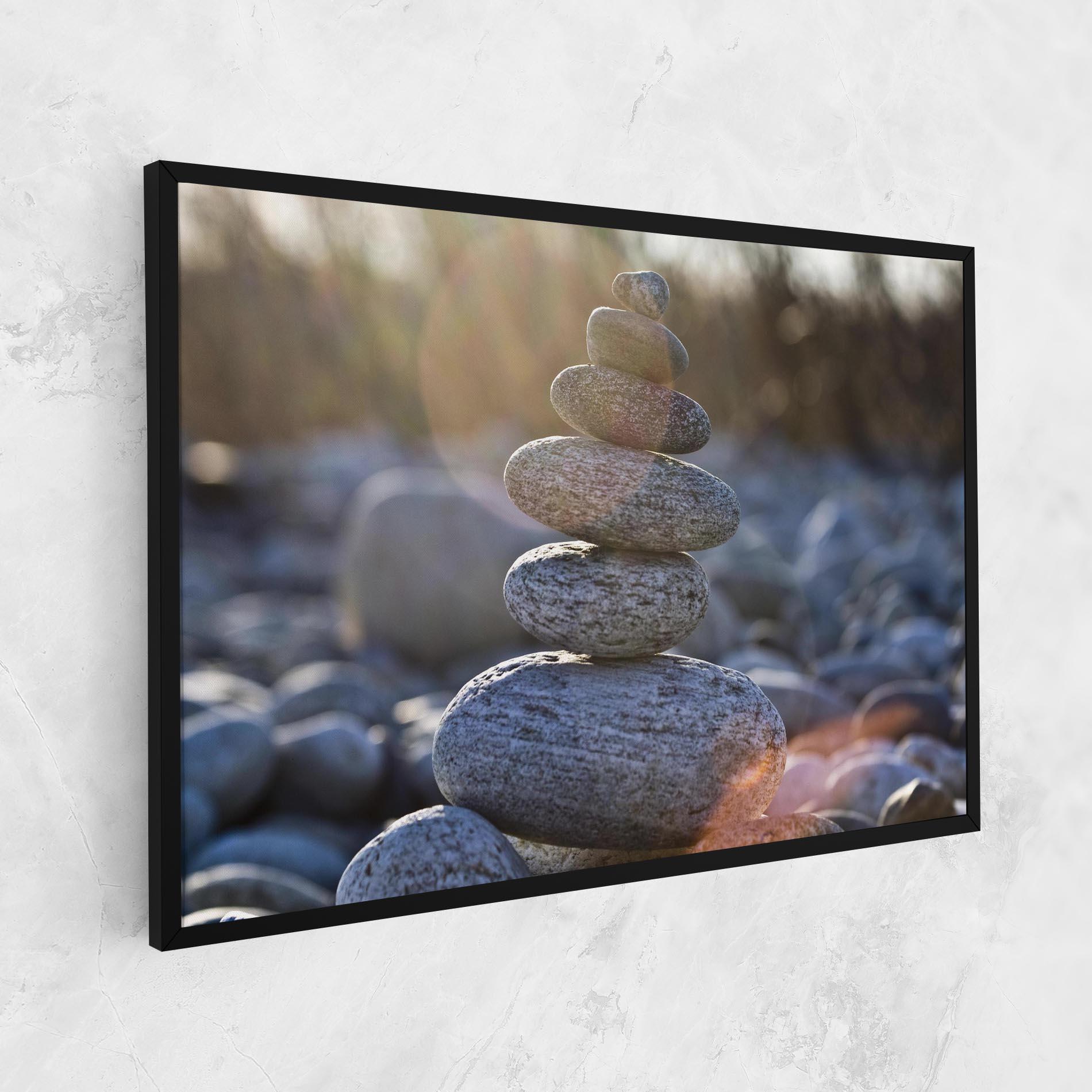 Картина на платно Closeup Shot Rocks mockup 1