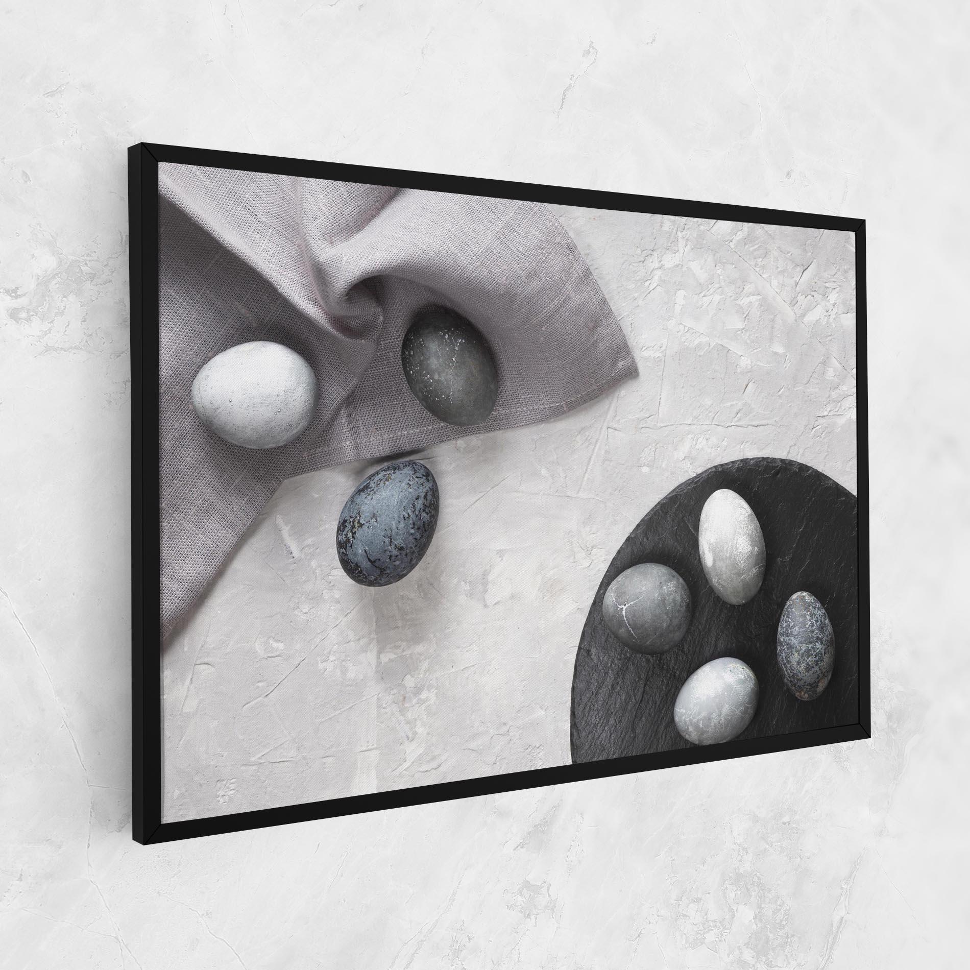 Картина на платно Eggs Stone mockup 1