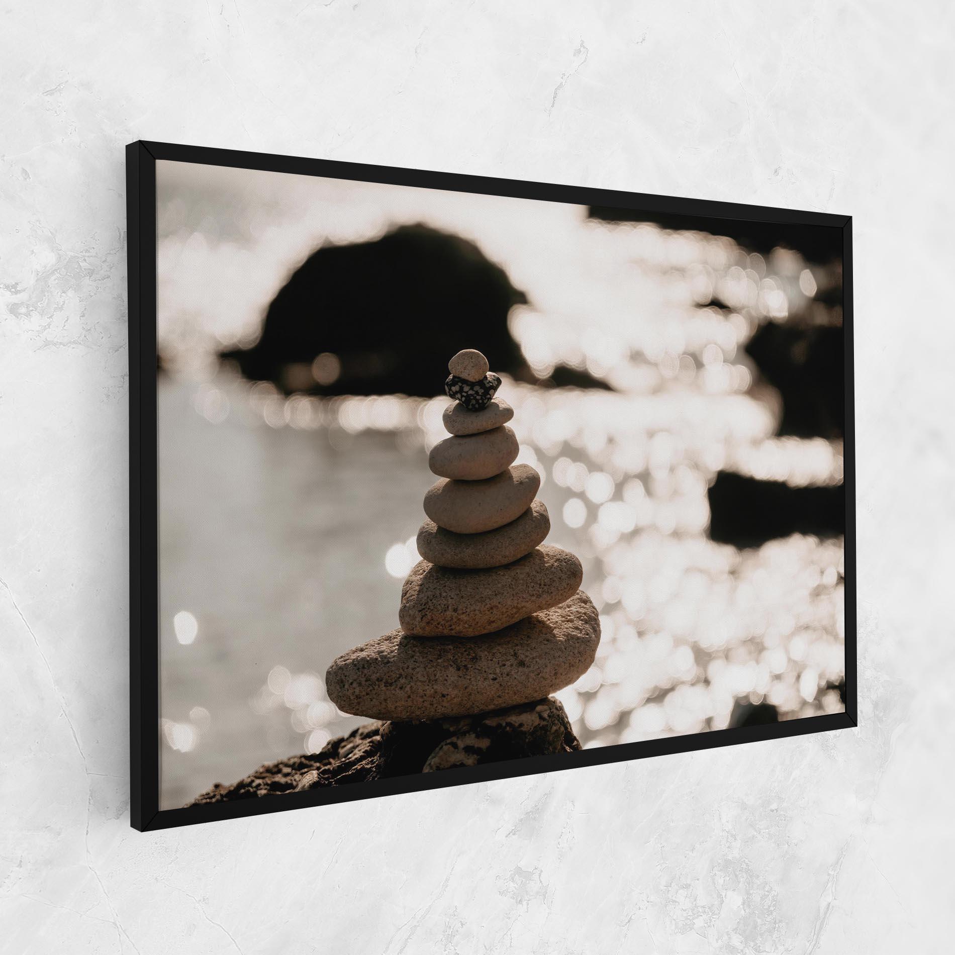 Картина на платно Pyramid Stones mockup 1