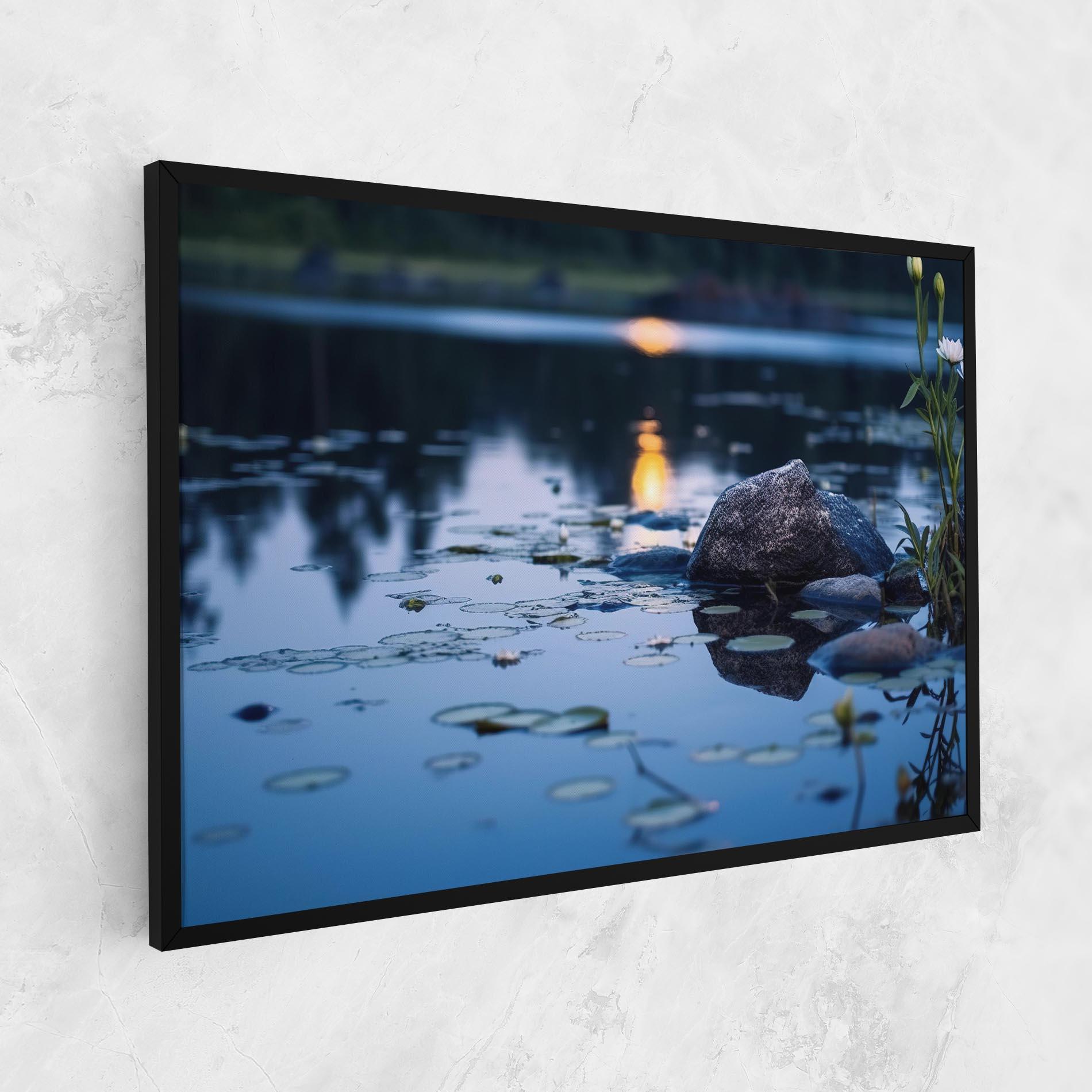 Картина на платно Water Stones mockup 1