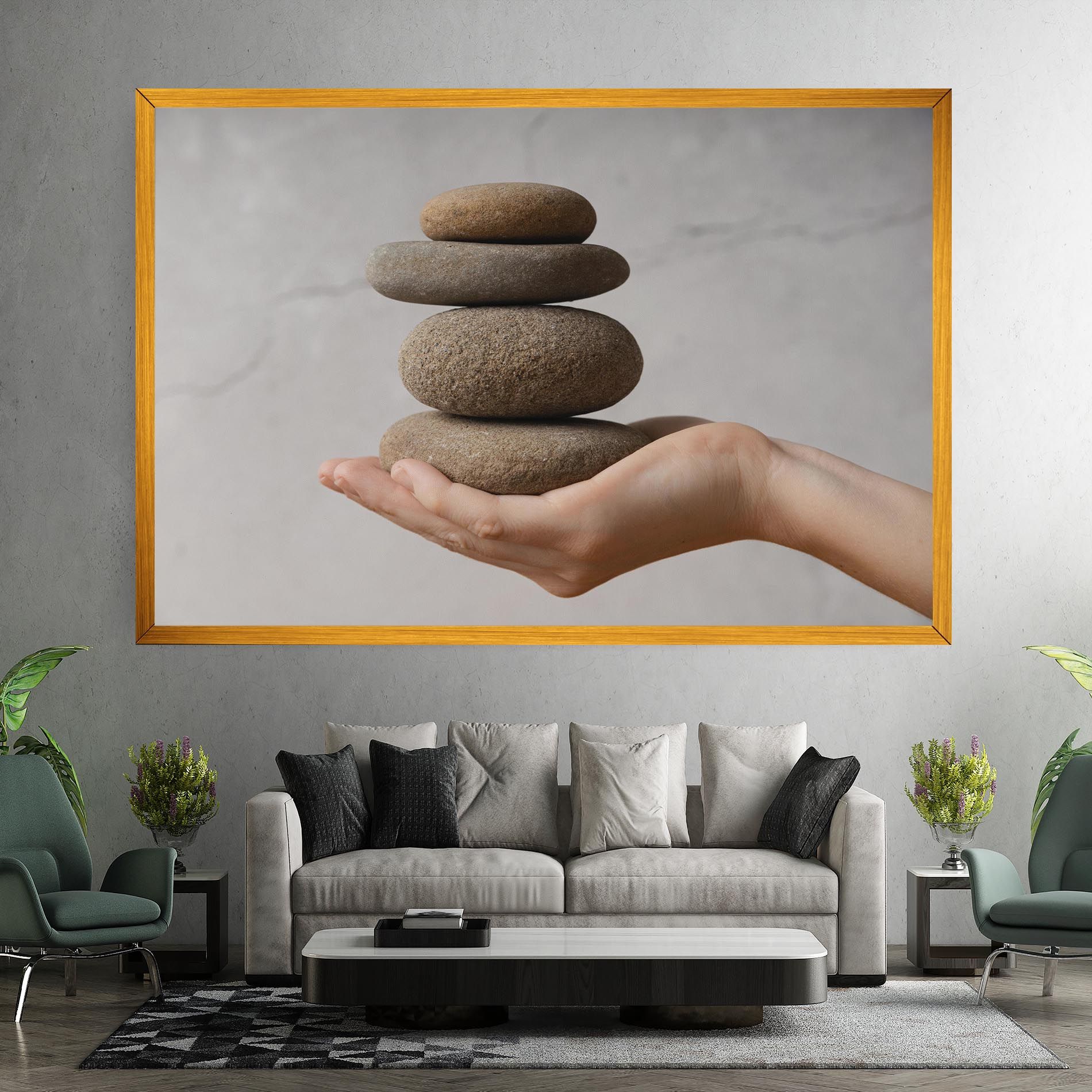 Stones Meditation mockup 7